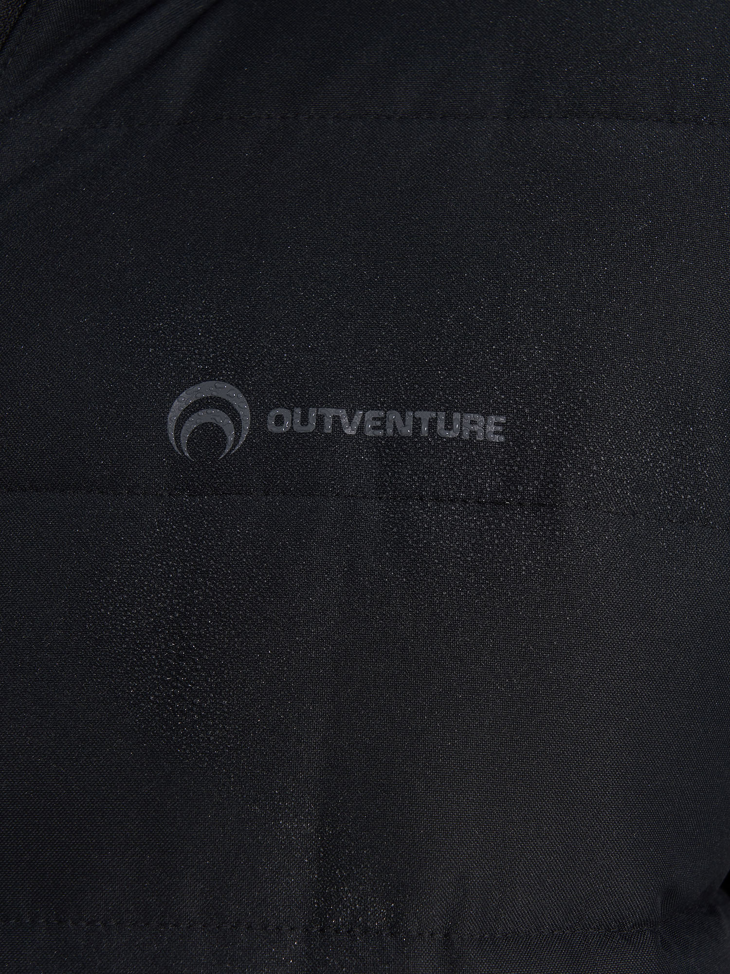 фото Пуховик мужской outventure, черный