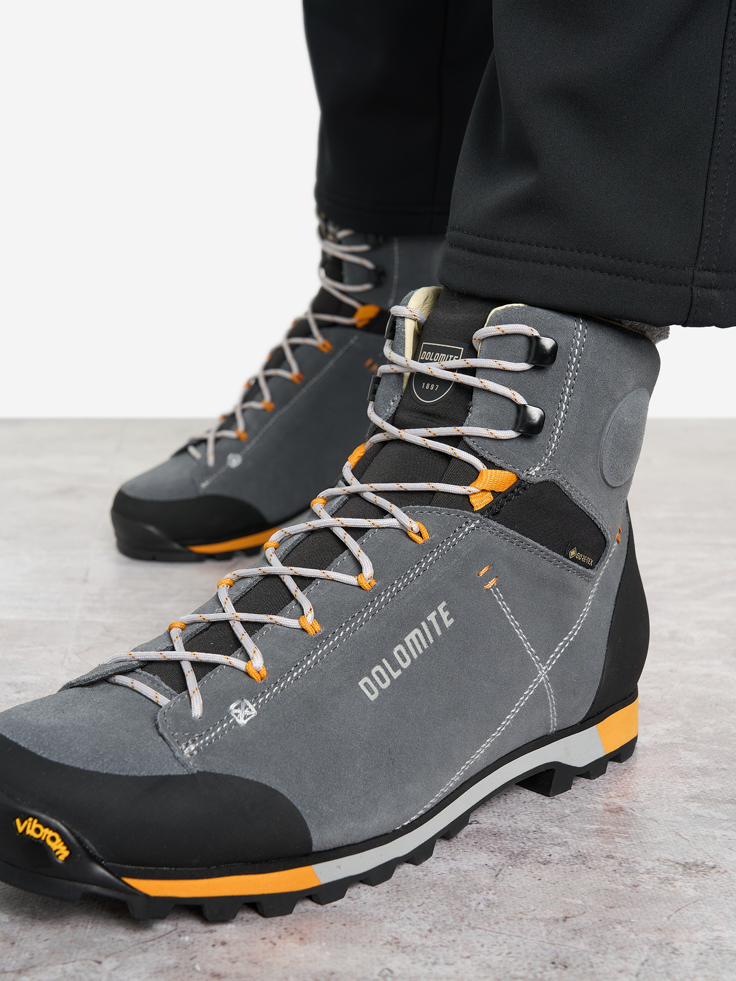 фото Ботинки мужские dolomite 54 hike evo gtx, серый