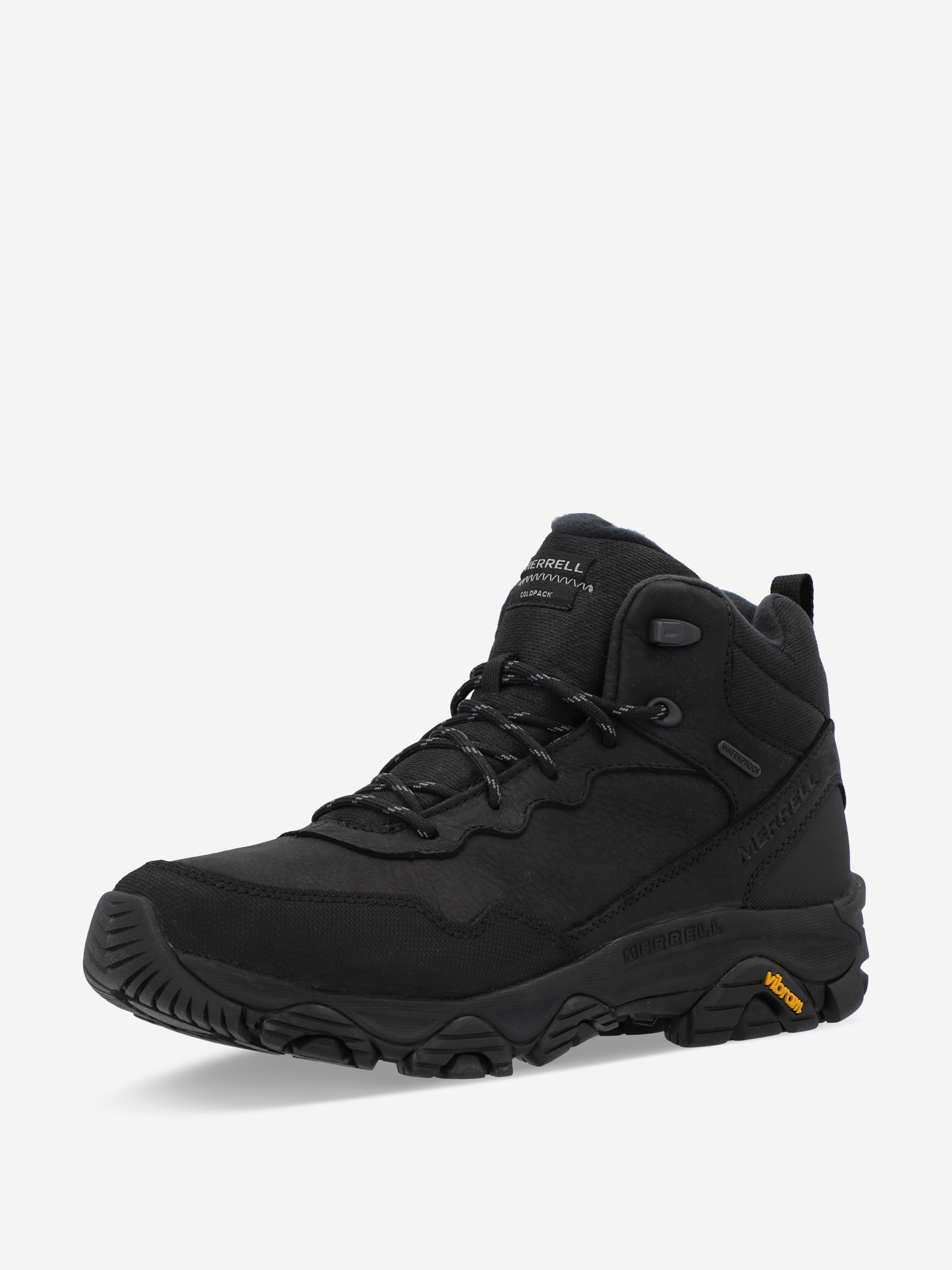 фото Ботинки утепленные мужские merrell coldpack 3 thermo mid wp, черный