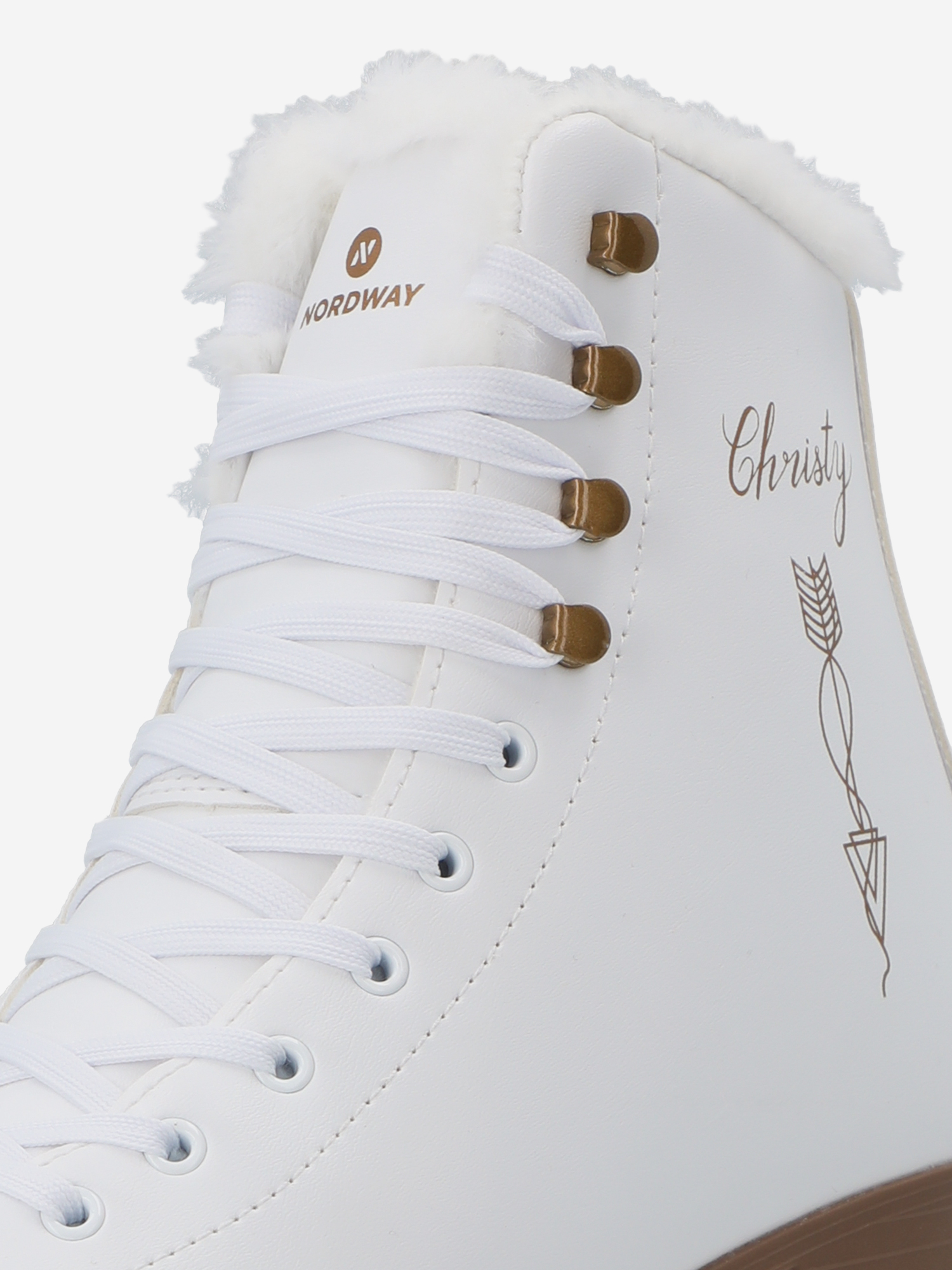 фото Фитнес-коньки женские nordway christy, белый