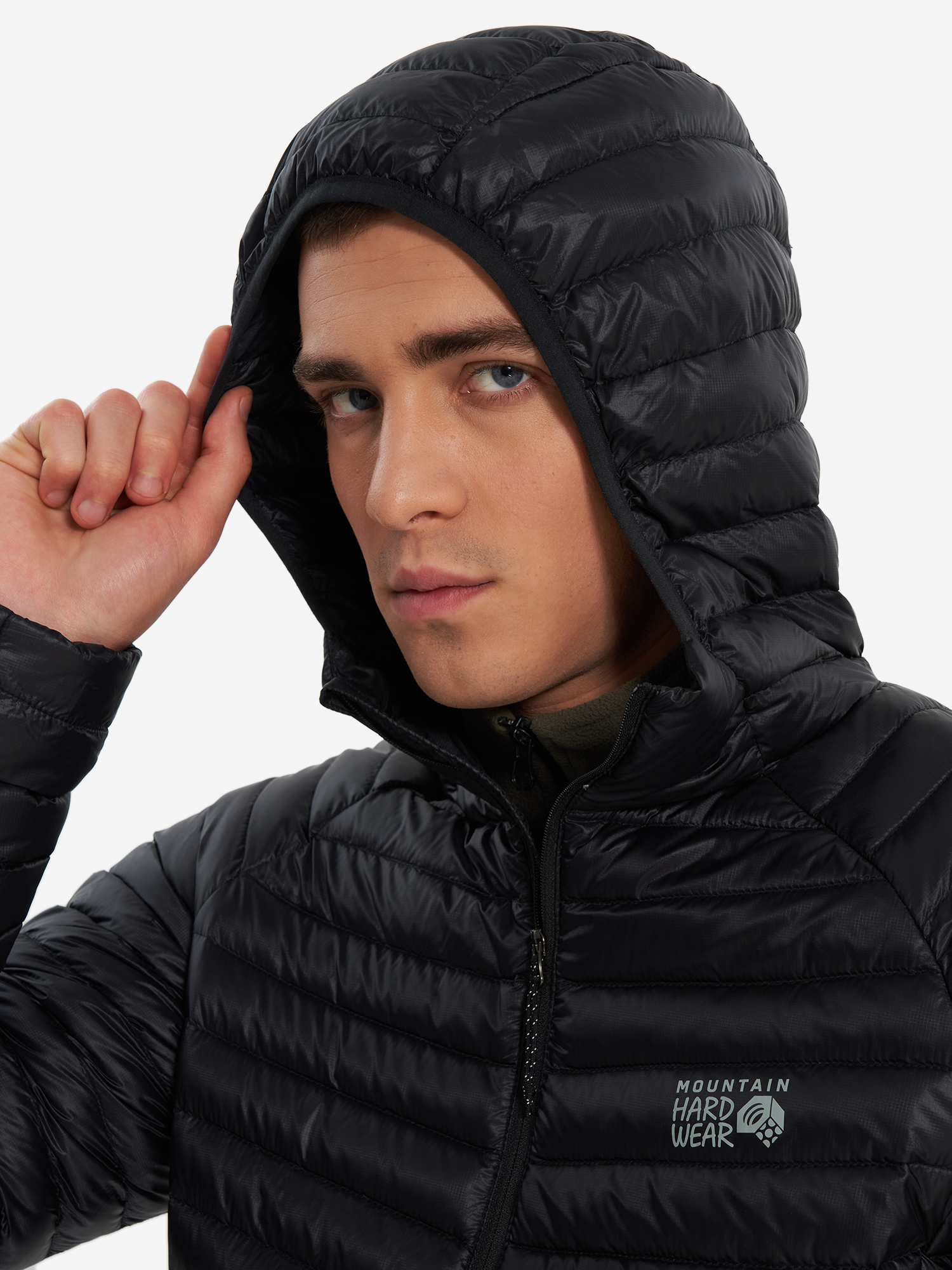 фото Пуховик мужской mountain hardwear ghost whisperer, черный