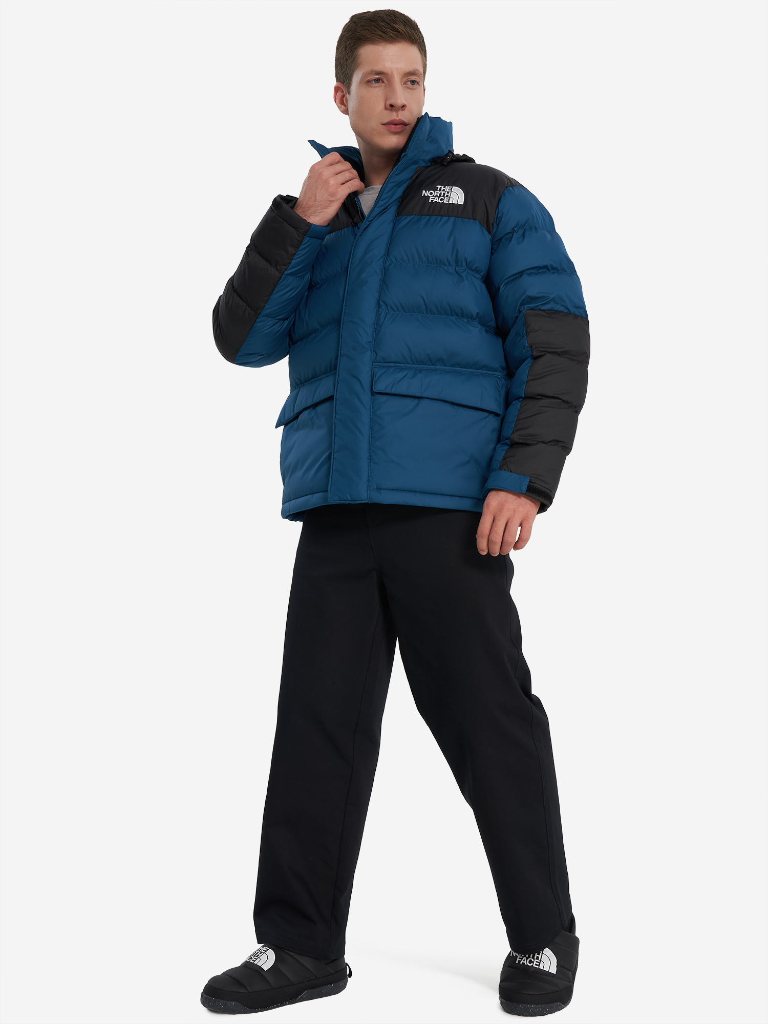 фото Куртка утепленная мужская the north face limbara, синий