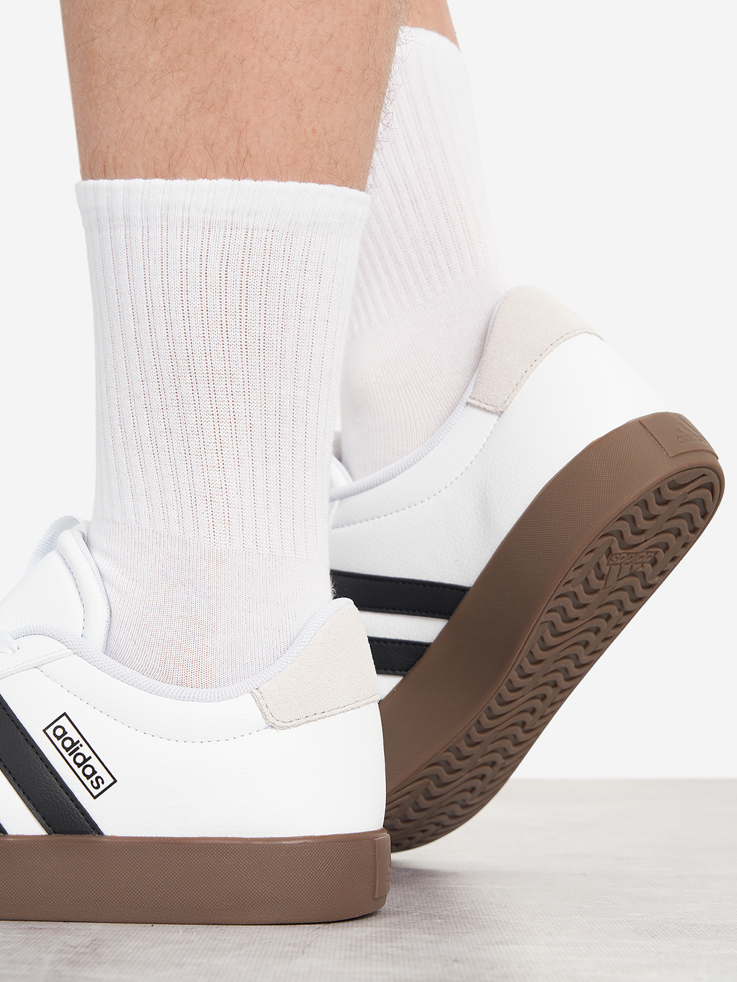 фото Кеды мужские adidas vl court 3.0, белый