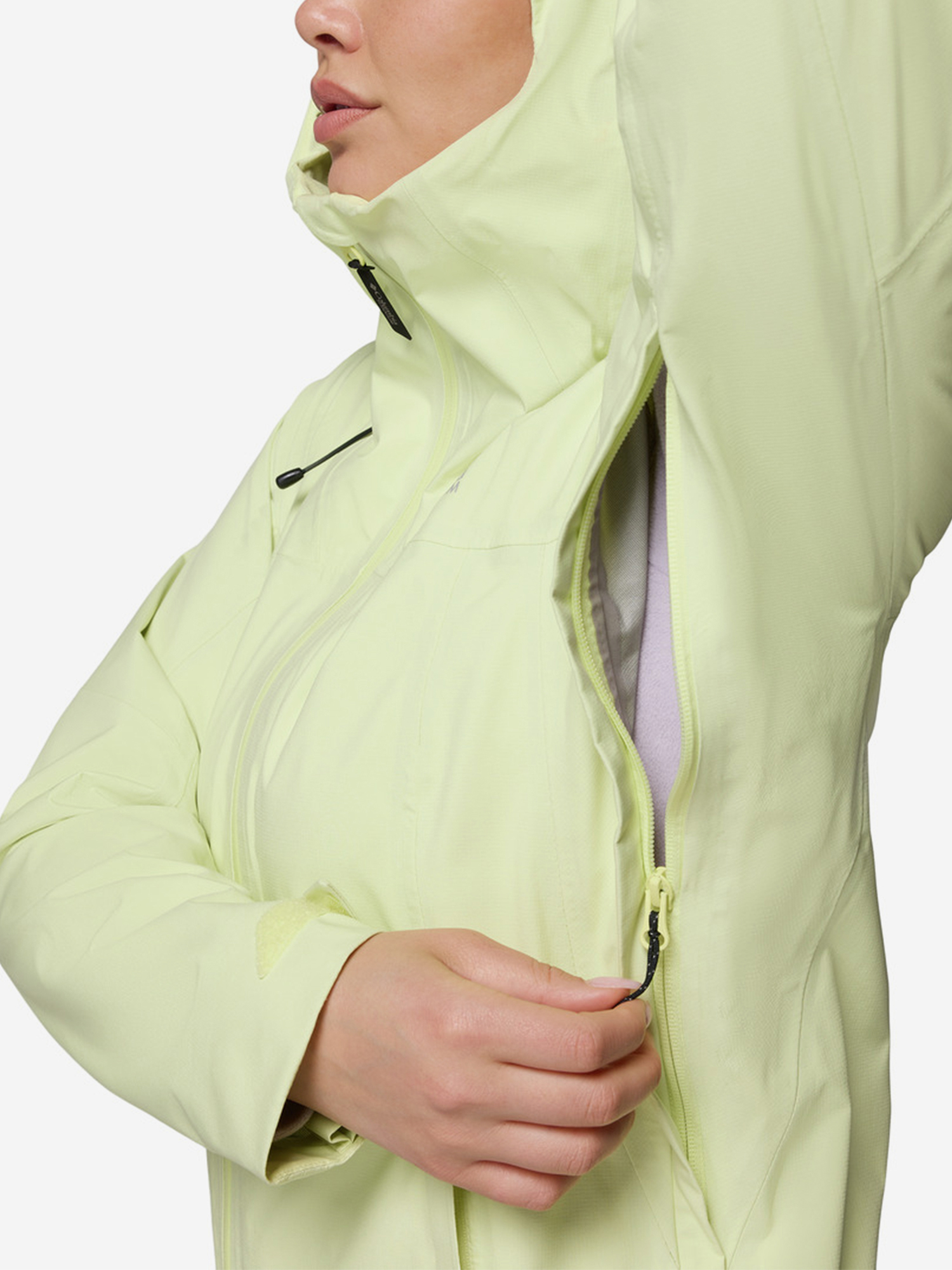 фото Куртка софтшелл женская columbia northwest explorer 3 l, желтый