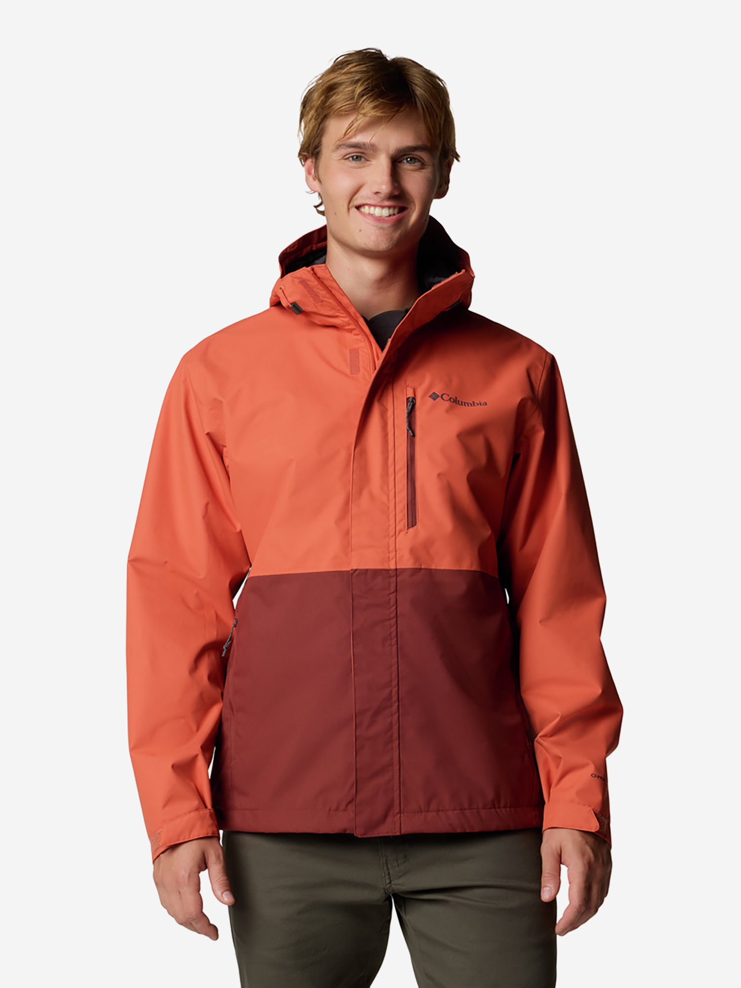 фото Куртка мембранная мужская columbia hikebound ii jacket, оранжевый