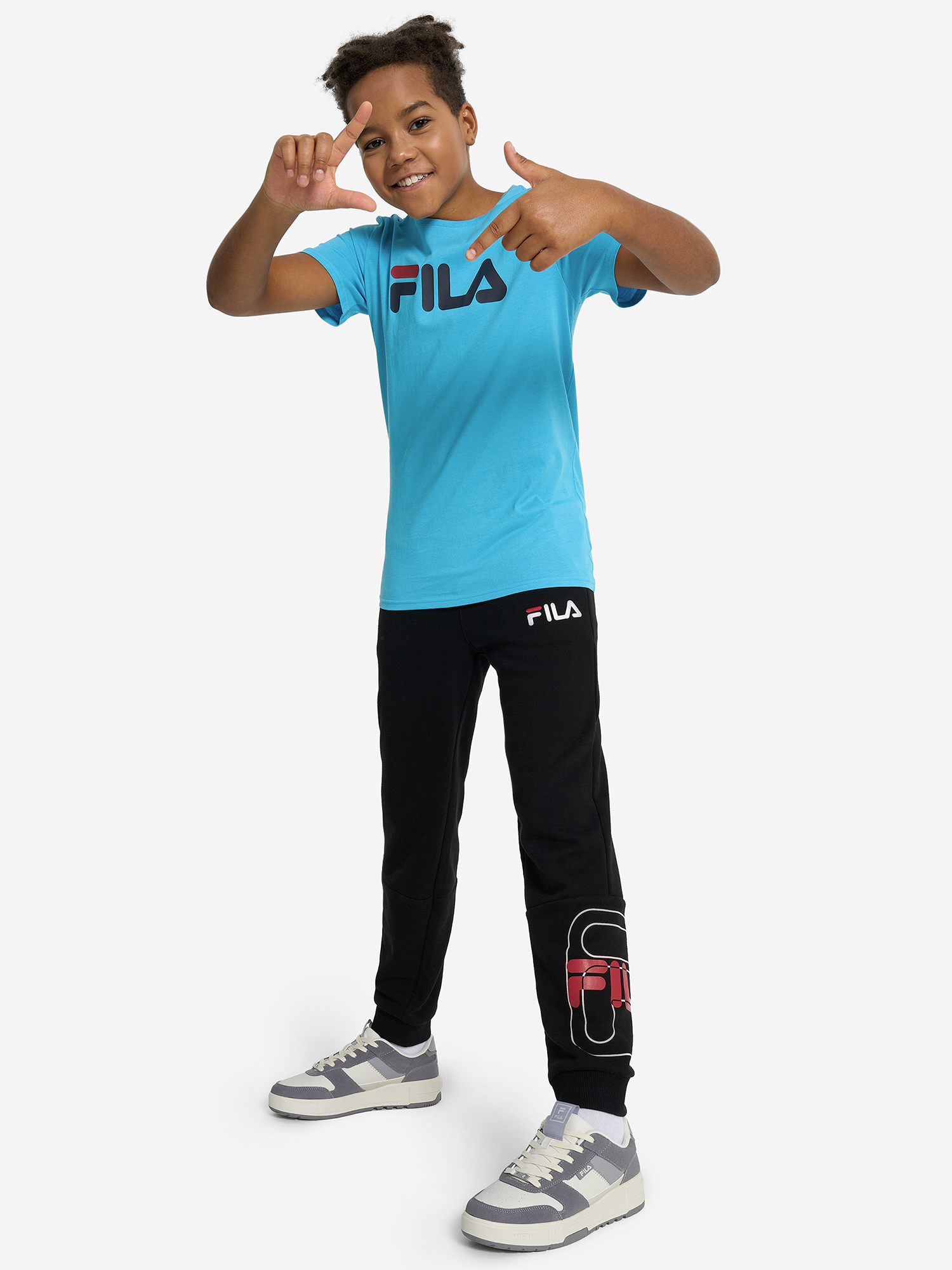 фото Футболка для мальчиков fila, синий