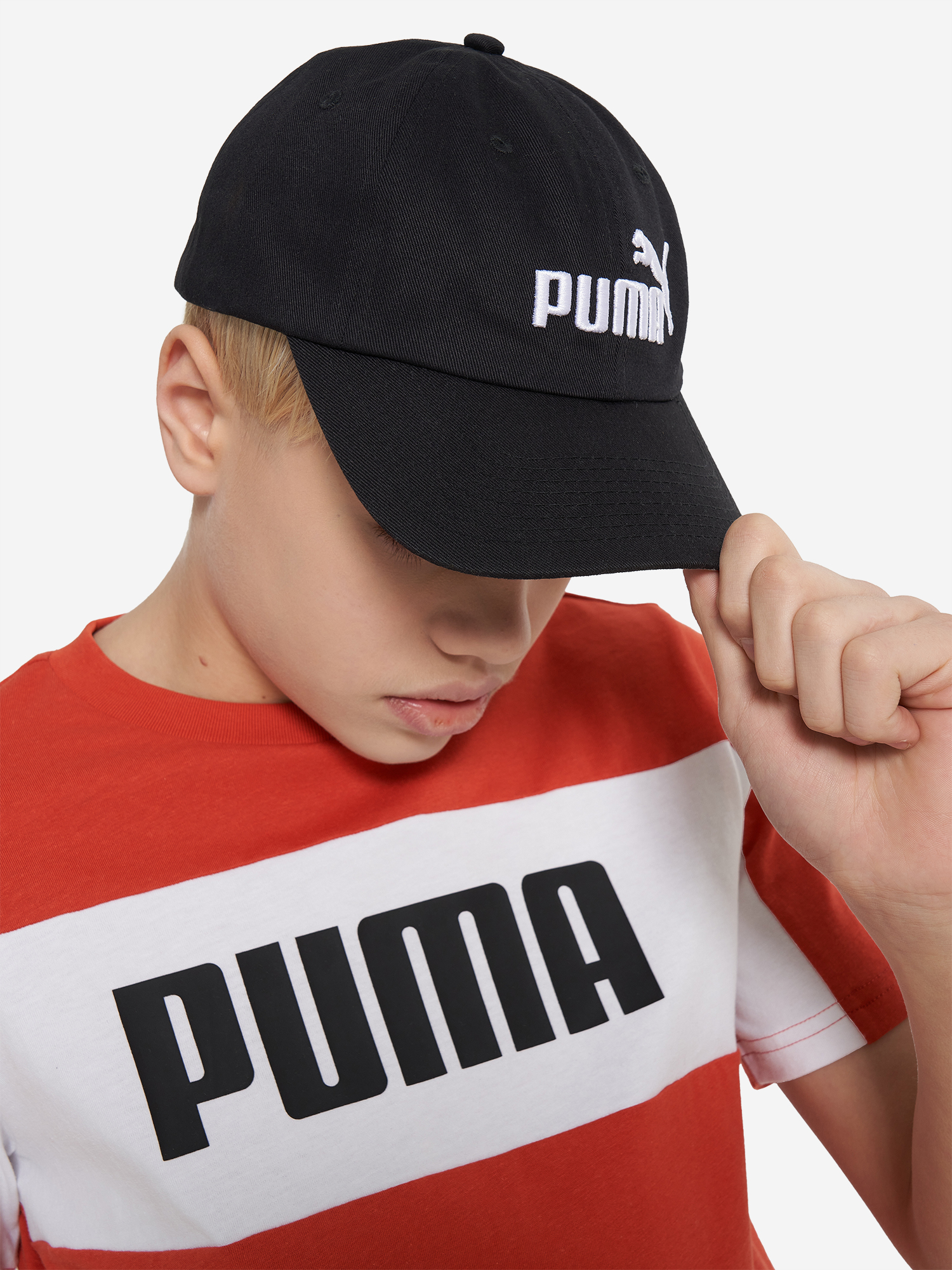 фото Бейсболка для мальчиков puma ess no.1 logo, черный