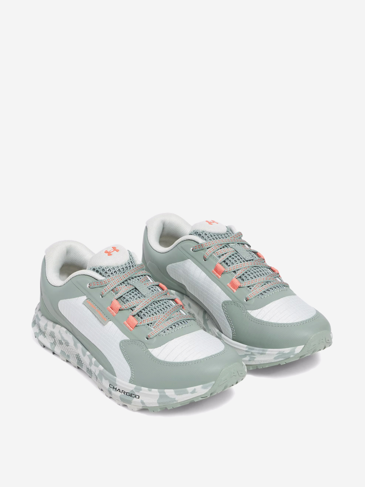 фото Кроссовки женские under armour charged bandit tr 3, зеленый
