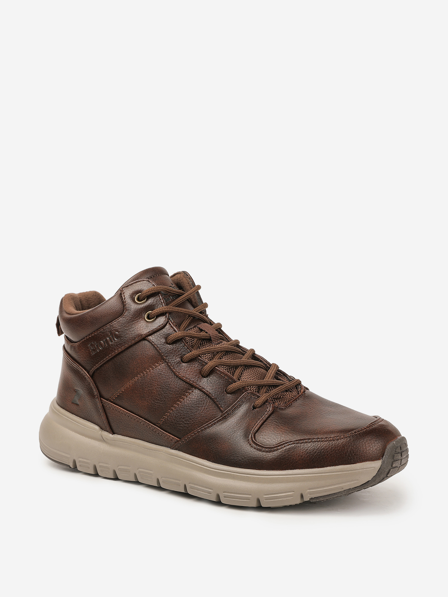 фото Ботинки утепленные мужские etonic dylan mid, коричневый