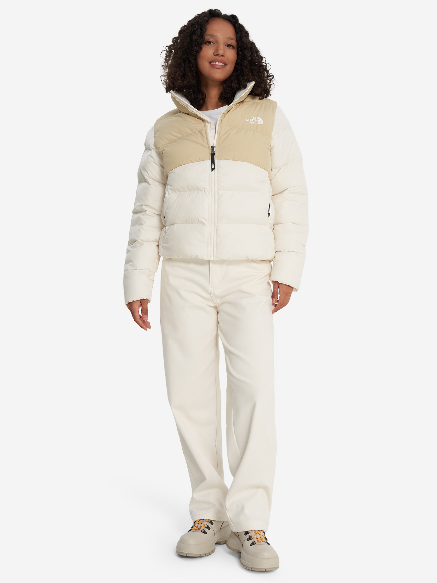 фото Куртка утепленная женская the north face saikuru, бежевый