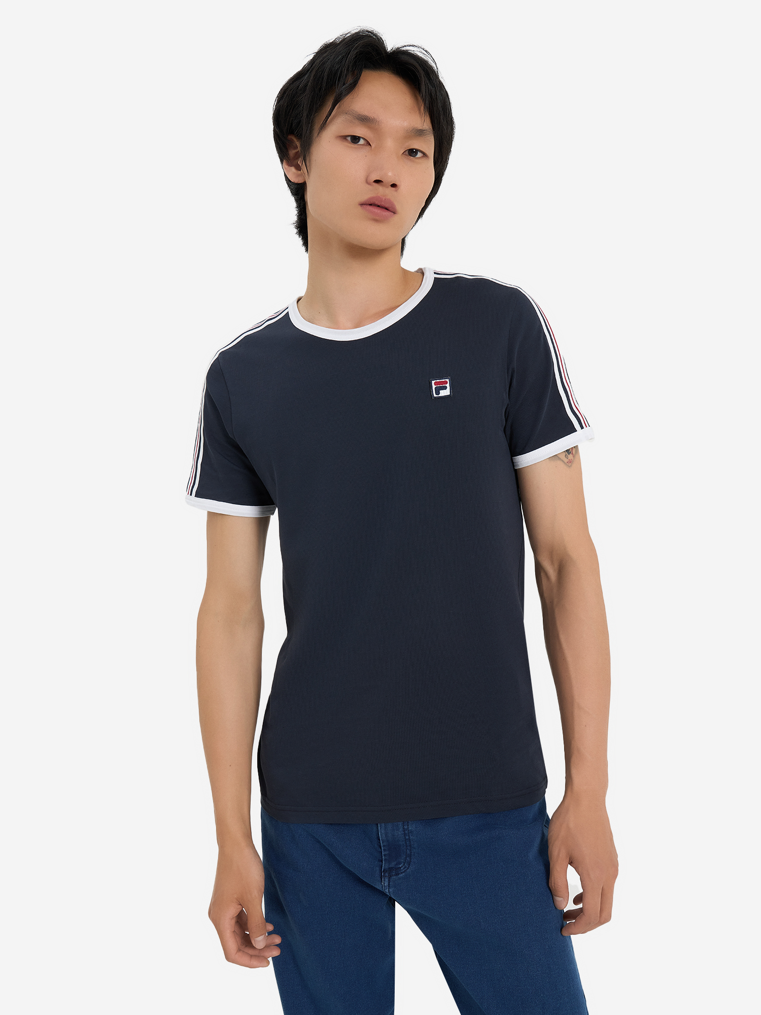 фото Футболка мужская fila heritage, синий