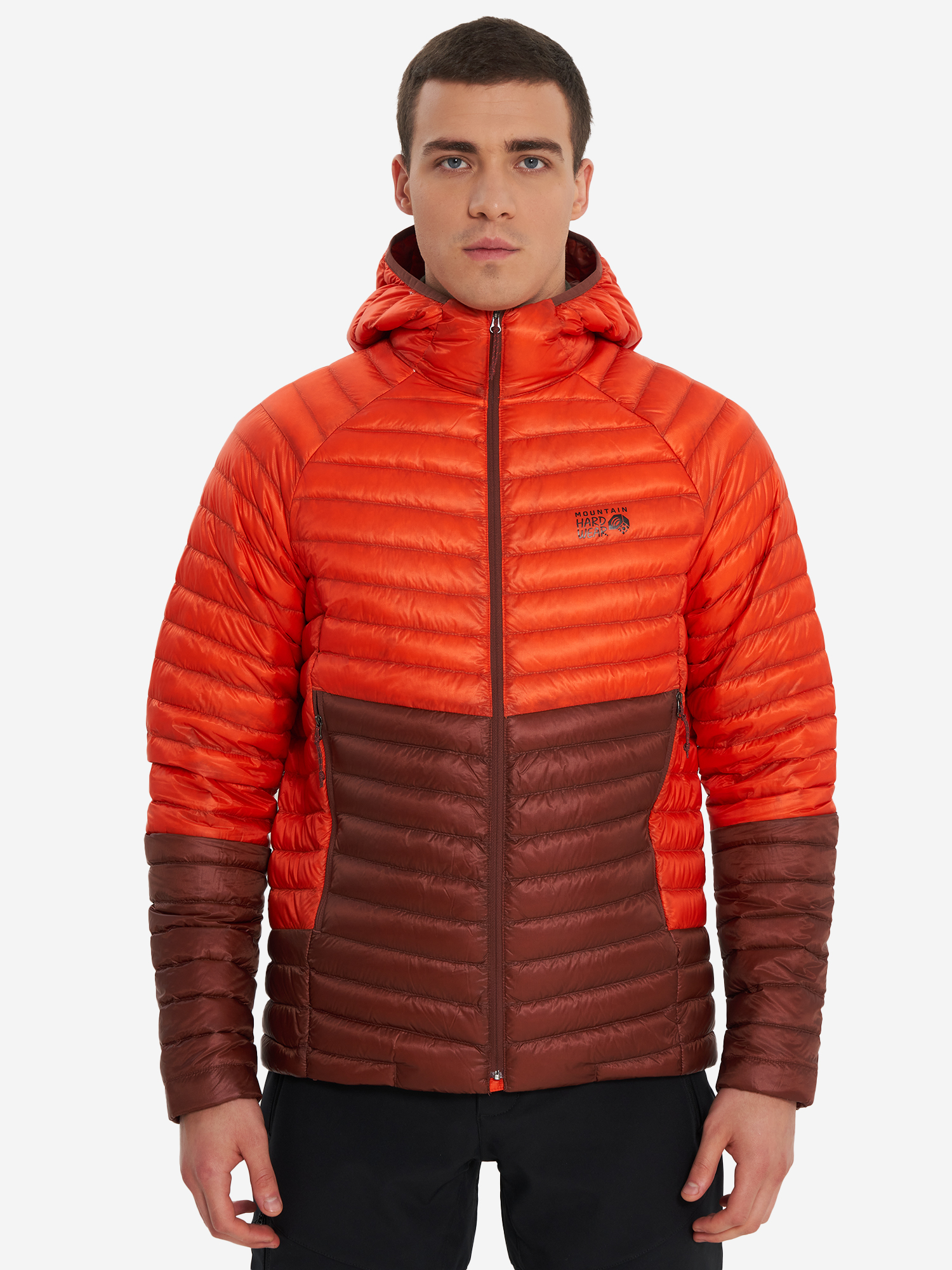фото Пуховик мужской mountain hardwear ghost whisperer, оранжевый