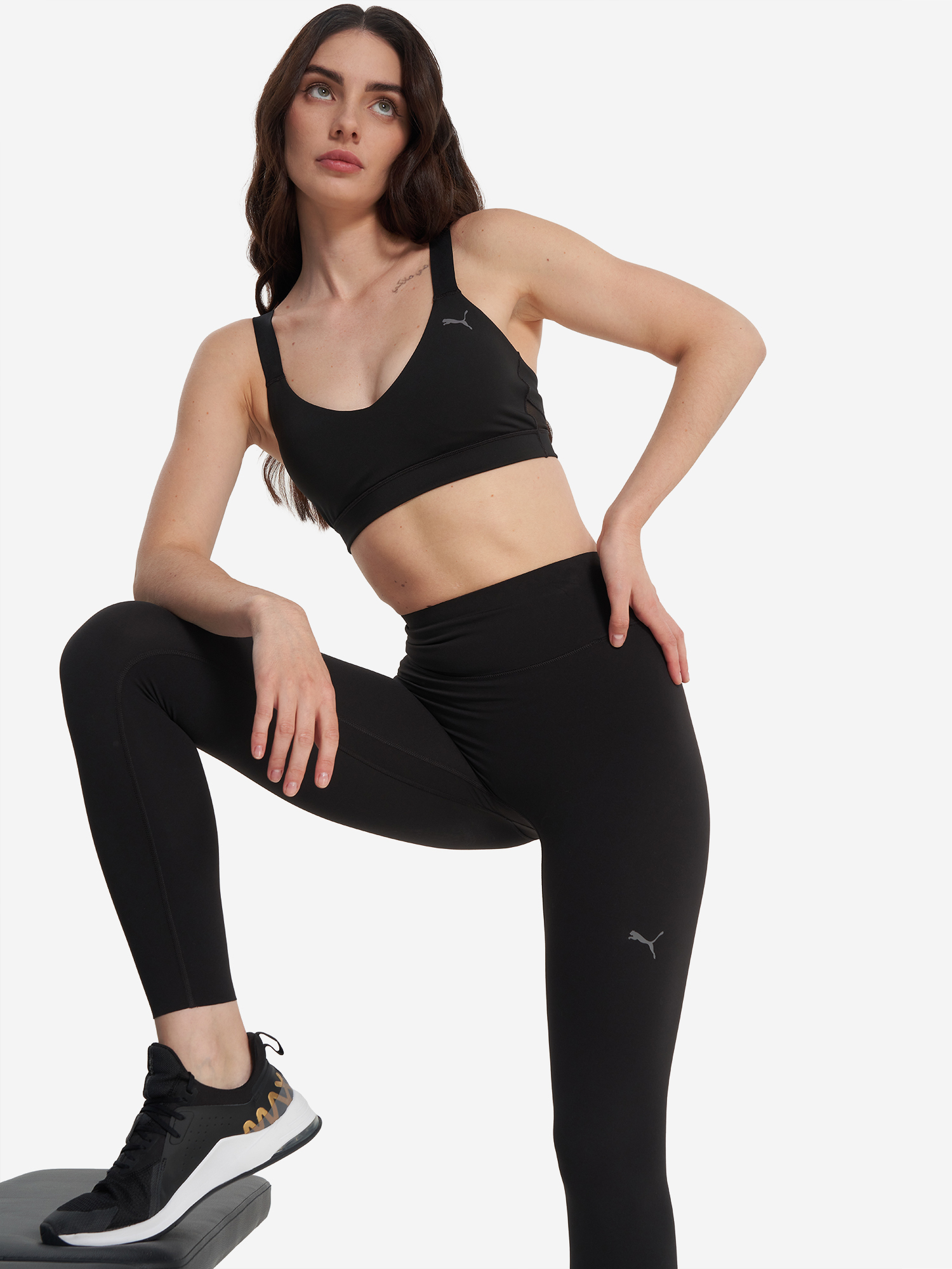 фото Топ бра спортивный puma, черный