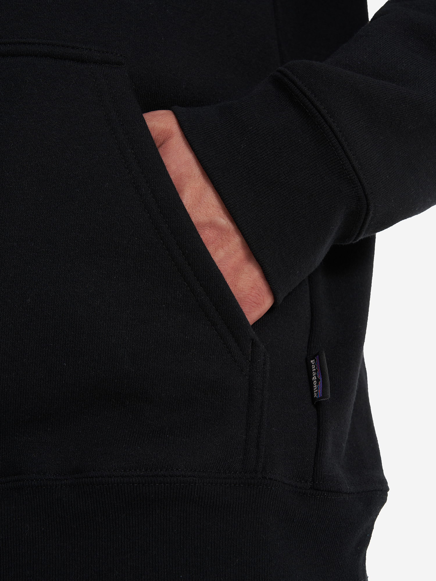 фото Худи мужское patagonia logo uprisal, черный