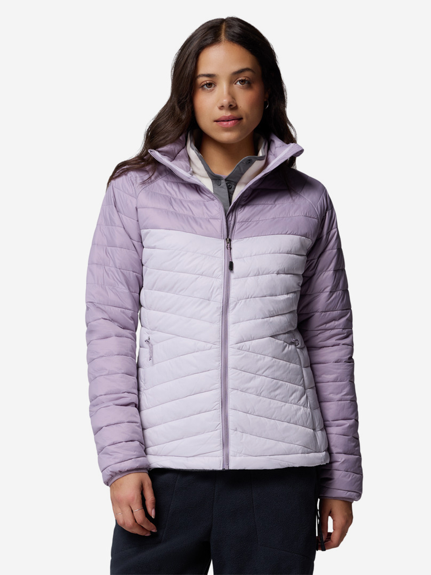 фото Куртка утепленная женская columbia powder pass jacket, розовый