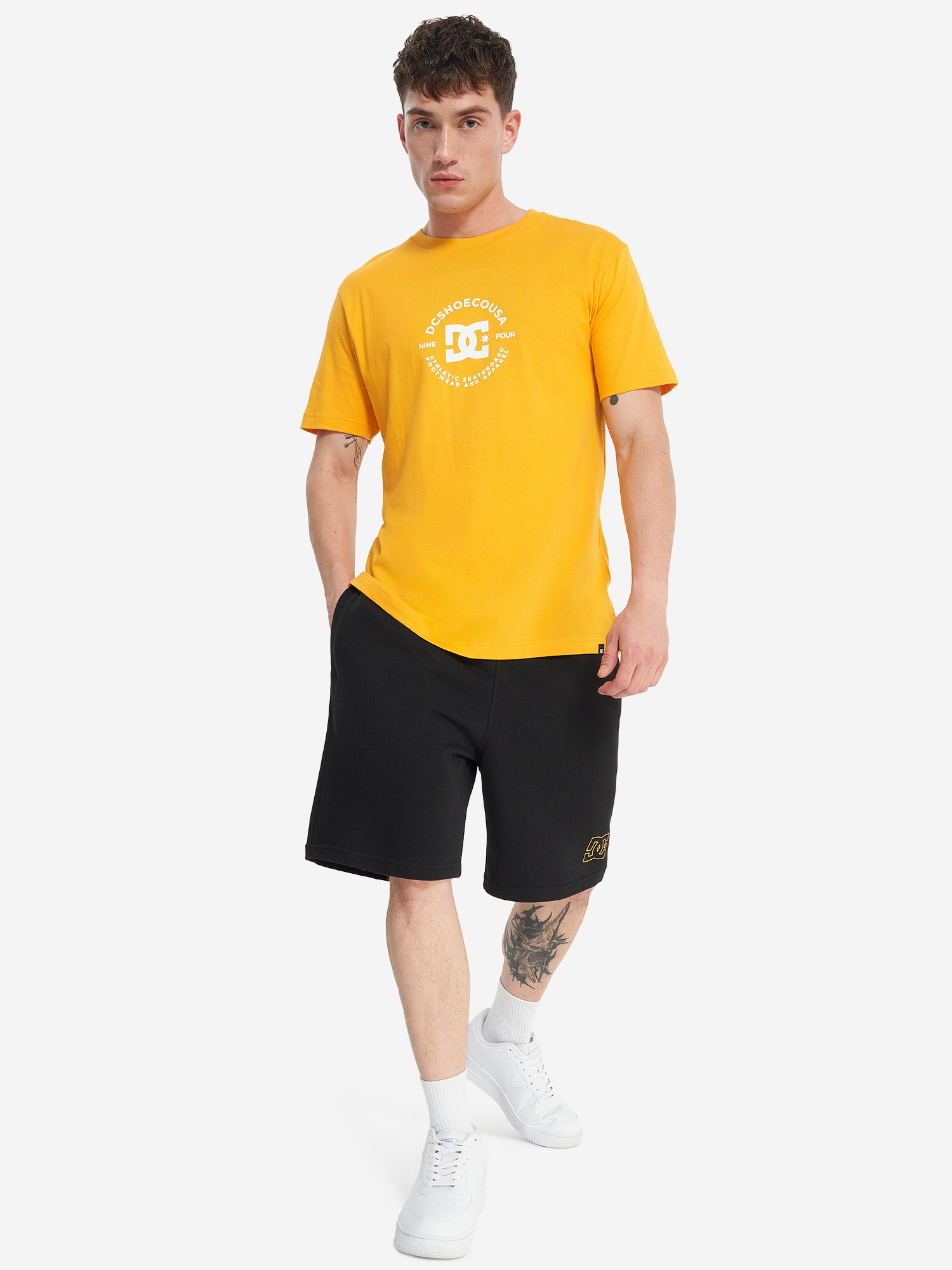 фото Футболка мужская dc shoes essy dorrington, желтый