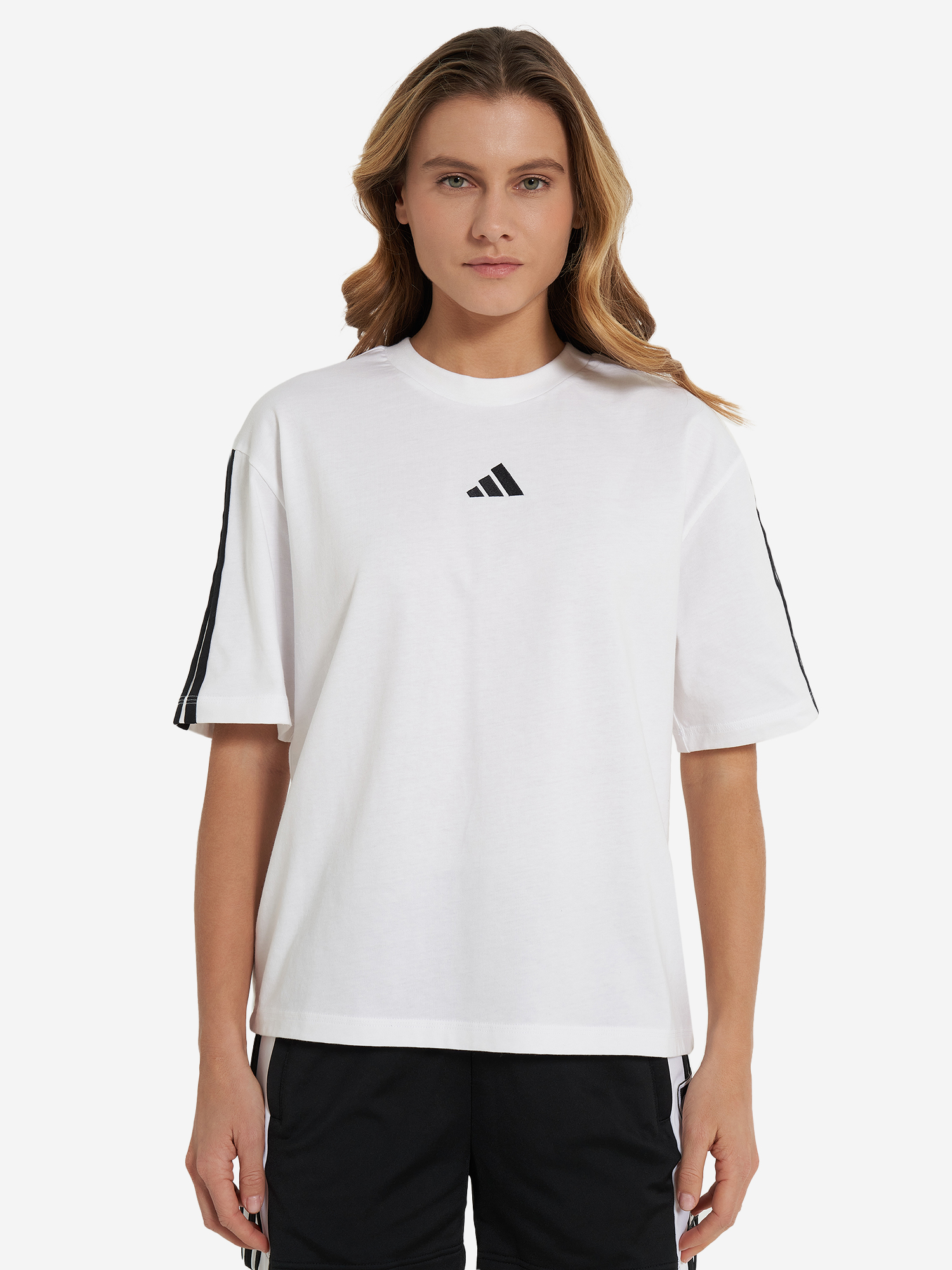 фото Футболка женская adidas, белый