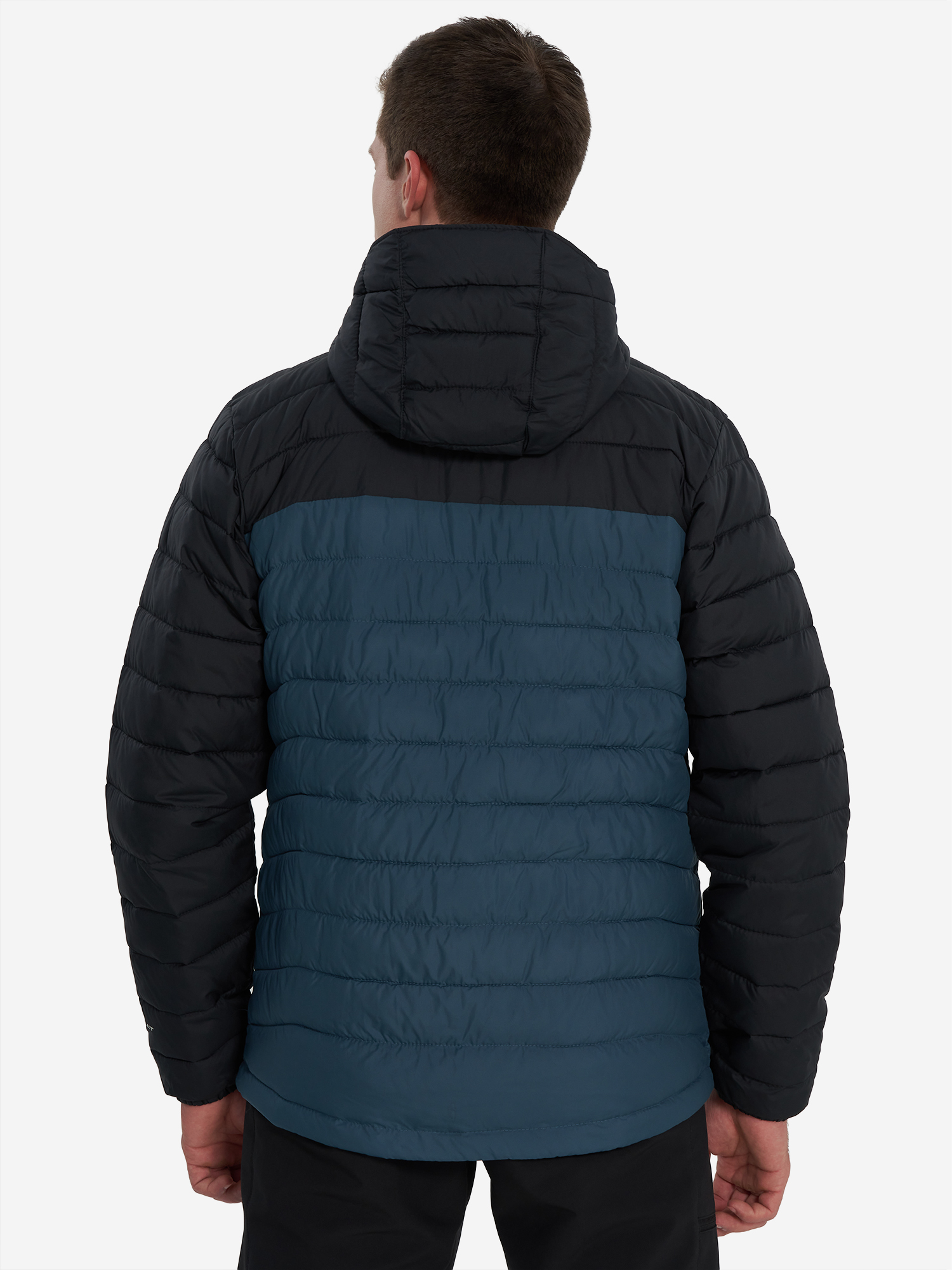 фото Куртка утепленная мужская columbia powder lite ii hooded jacket, черный