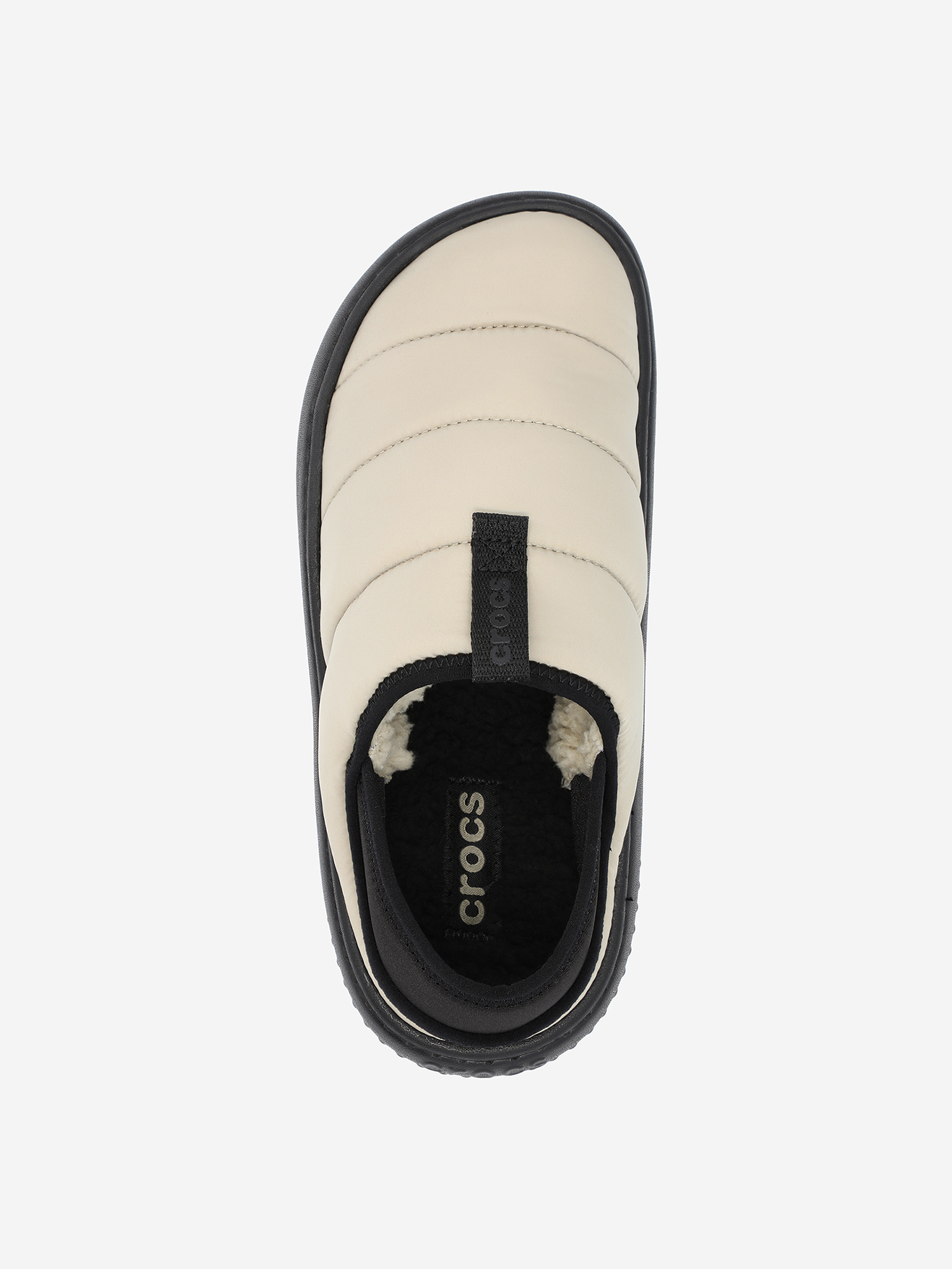 фото Полуботинки утепленные детские crocs classic puff moc k, серый