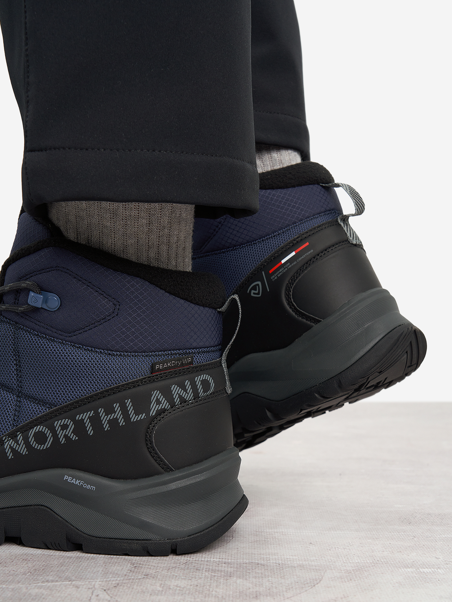 фото Ботинки утепленные мужские northland ramsau nylon, синий
