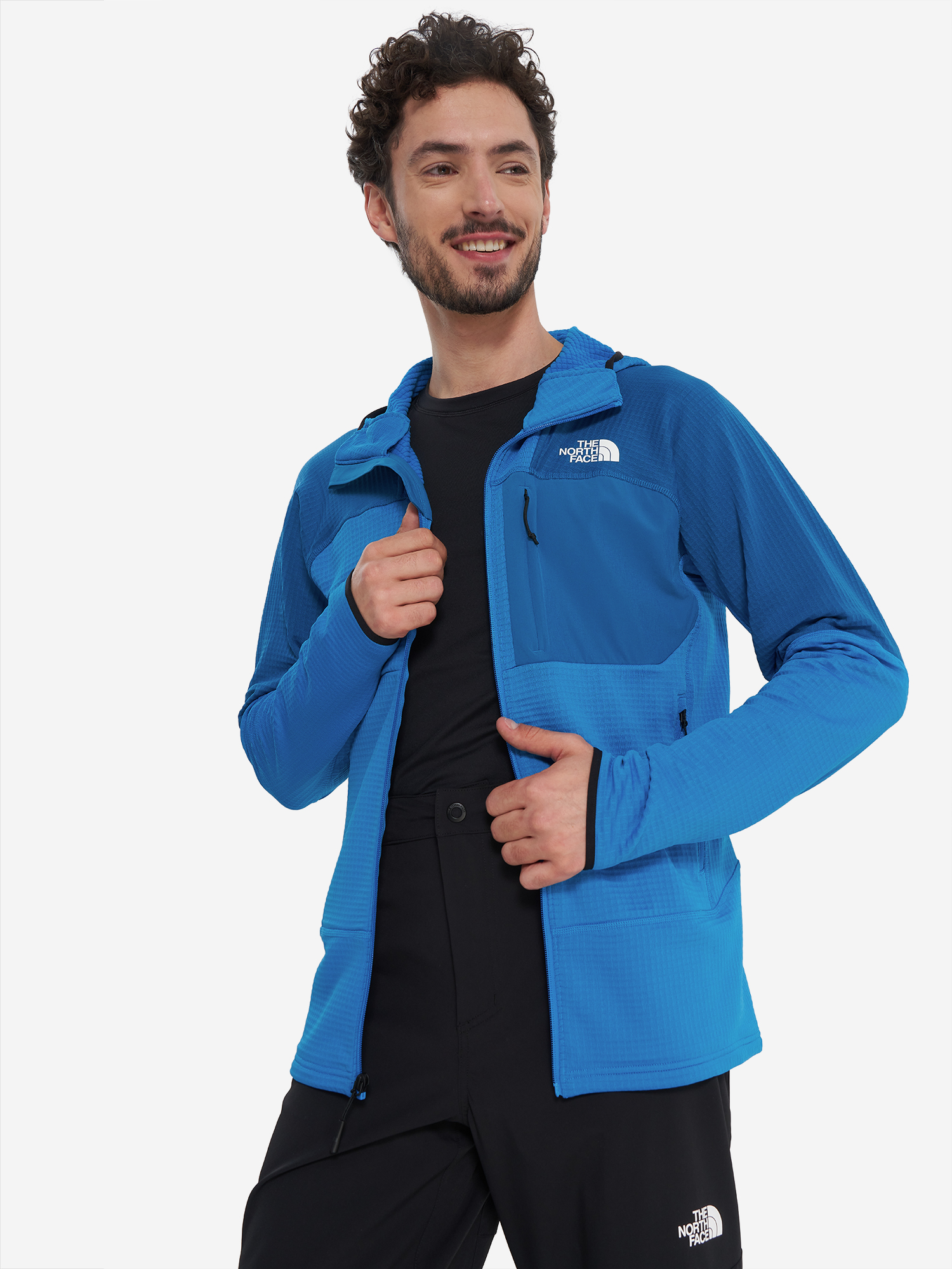 фото Толстовка мужская the north face stormgap, голубой