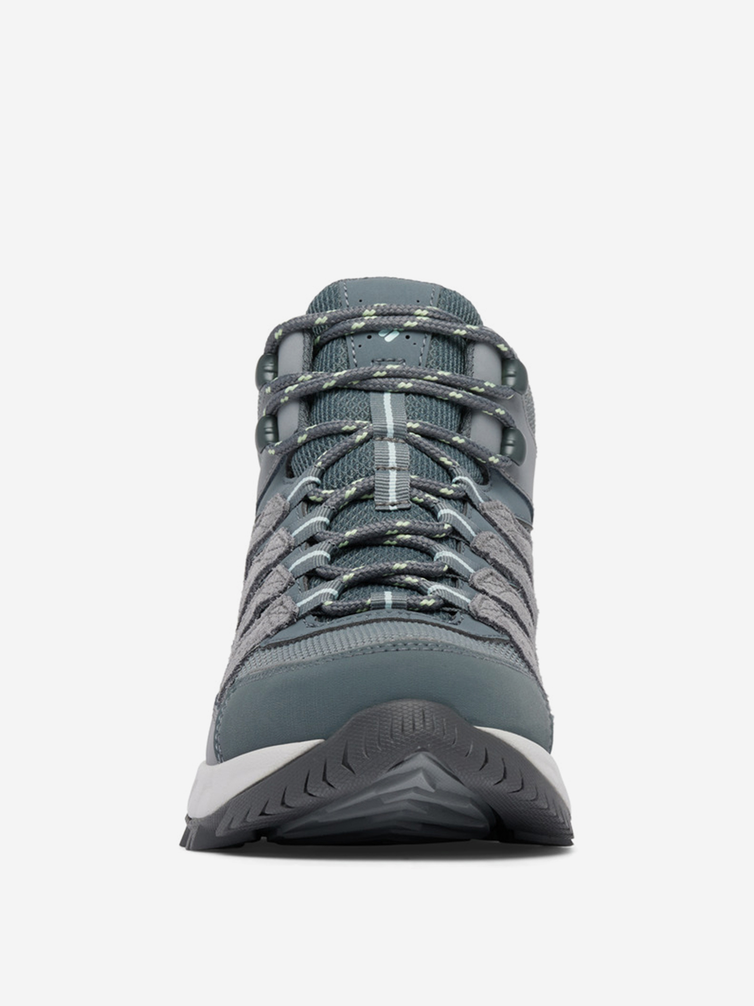 фото Ботинки женские columbia strata trail mid wp, серый