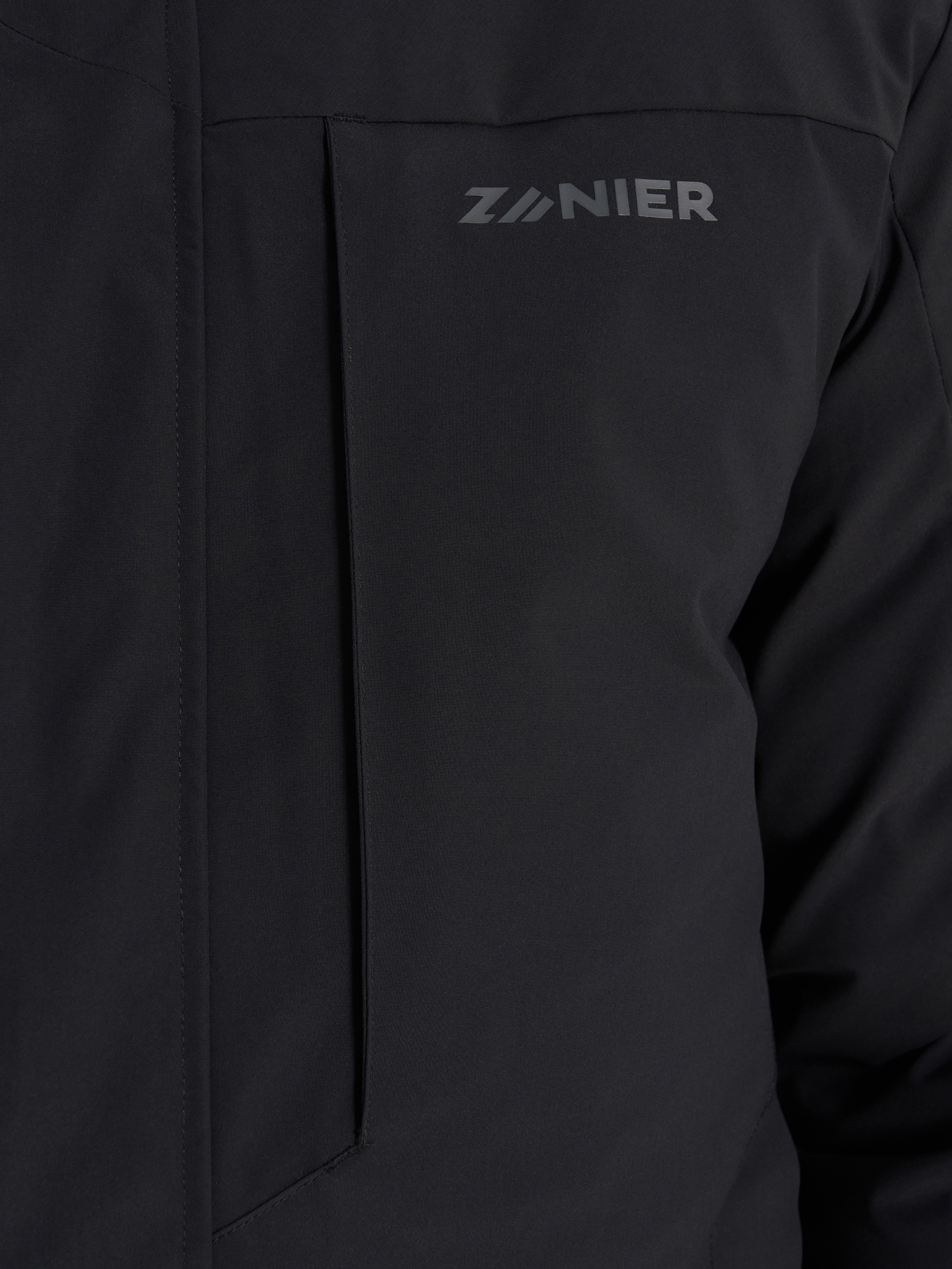 фото Пуховик мужской zanier, черный