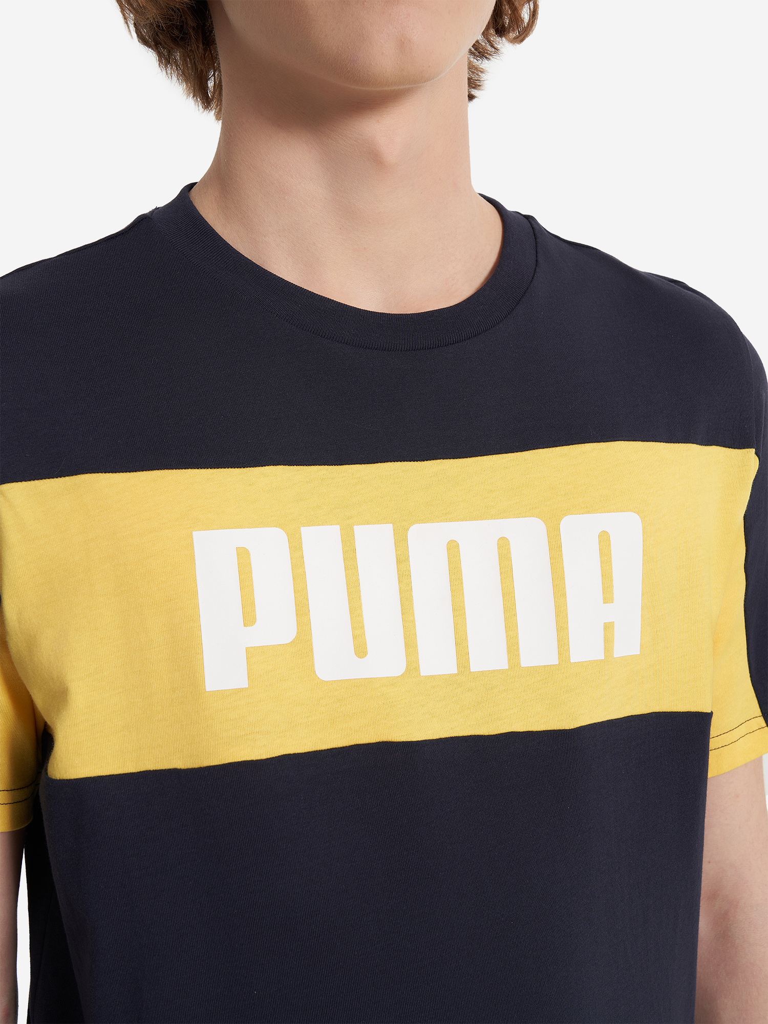 фото Футболка для мальчиков puma block, синий