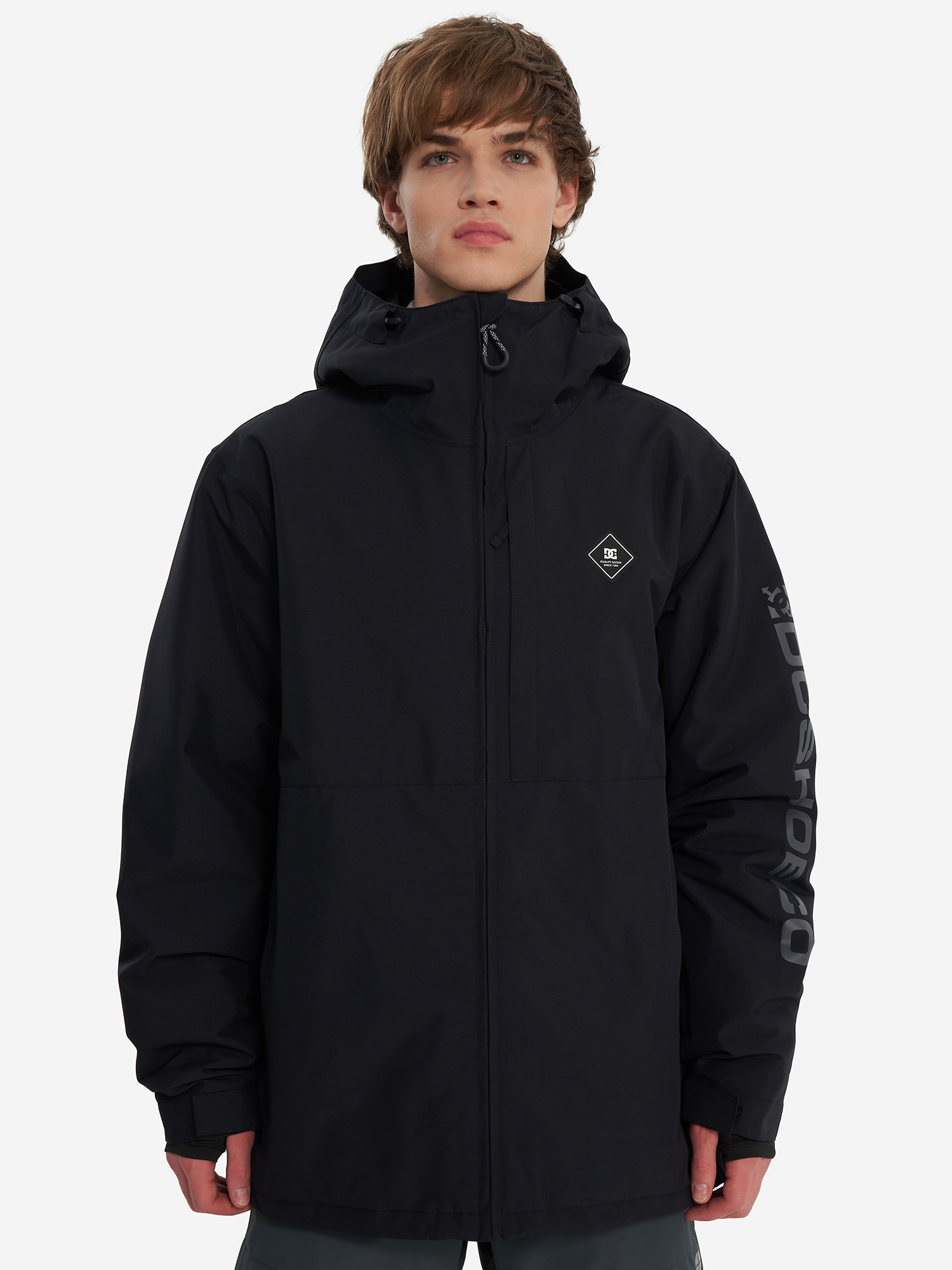 фото Куртка утепленная мужская dc shoes basis, черный