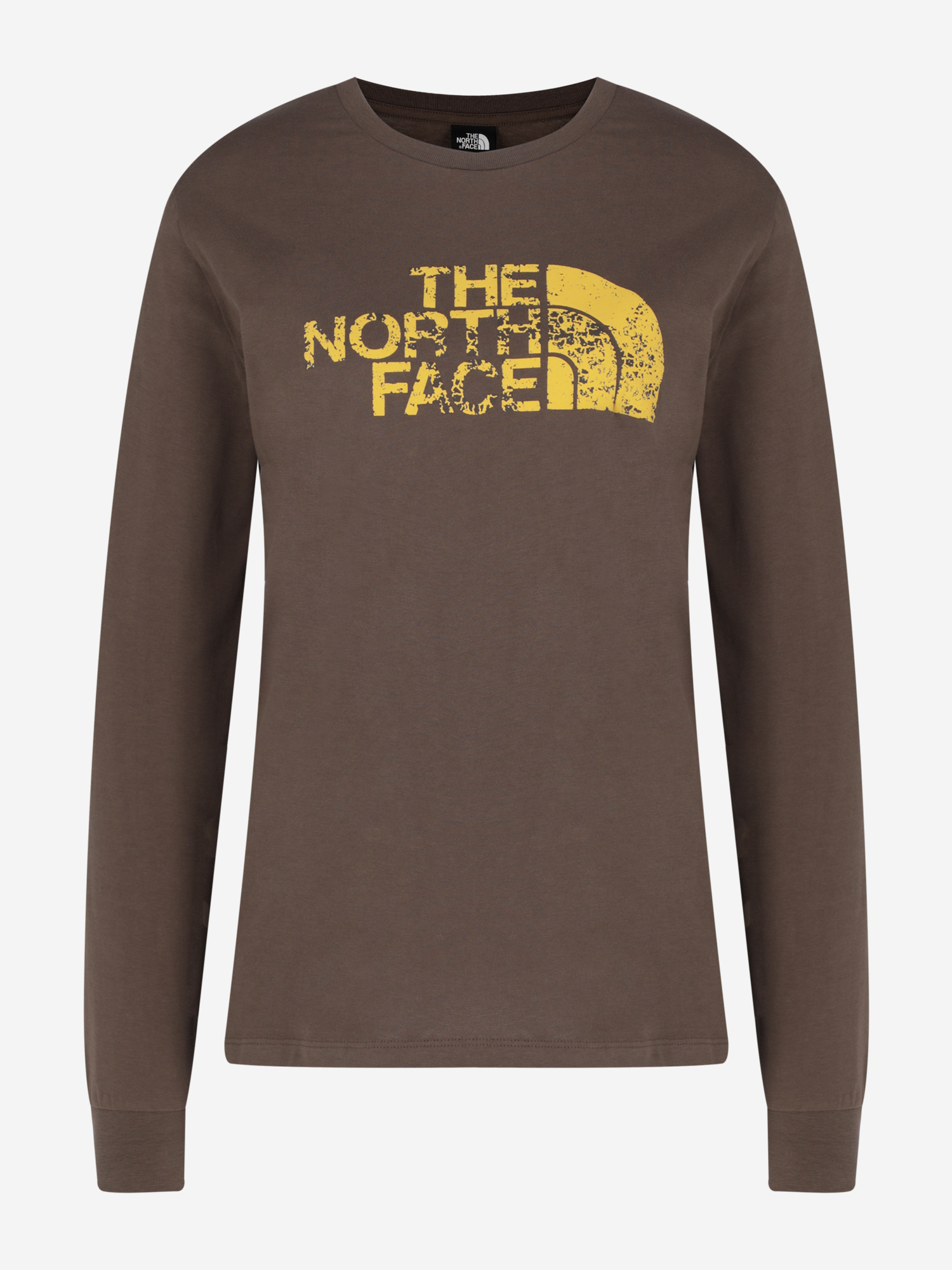 фото Лонгслив женский the north face seasonal logo, коричневый