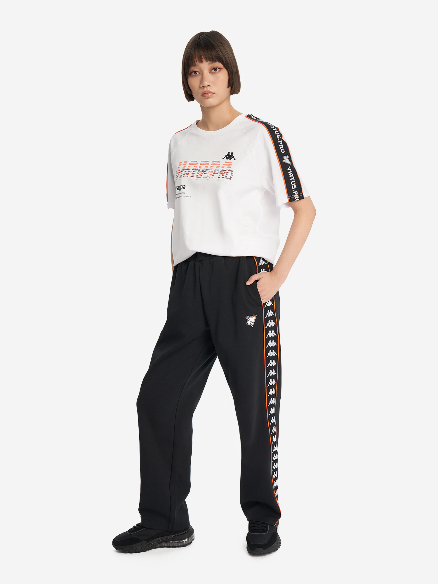 фото Футболка kappa x virtus.pro, белый
