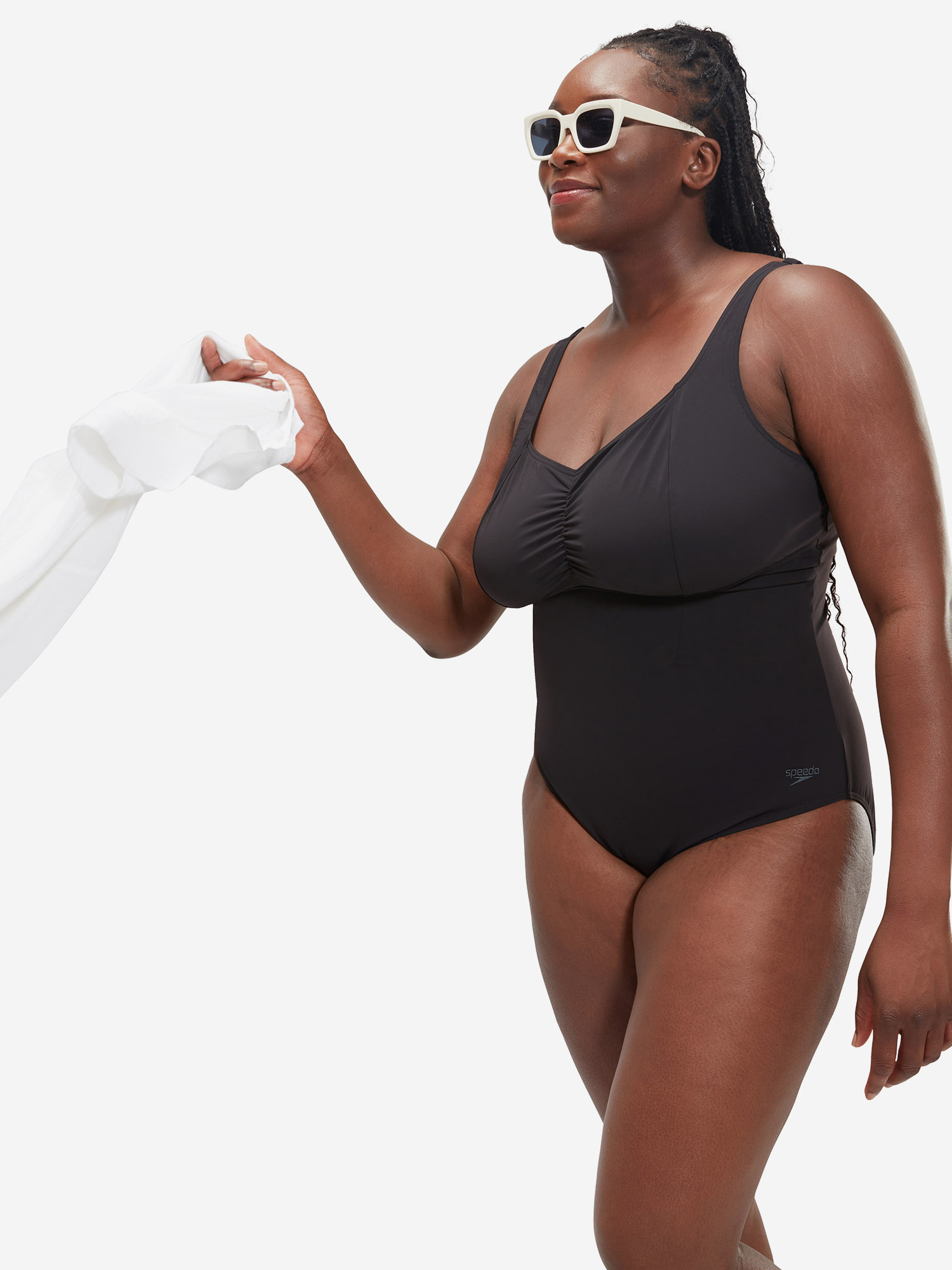 фото Купальник слитный женский speedo, черный