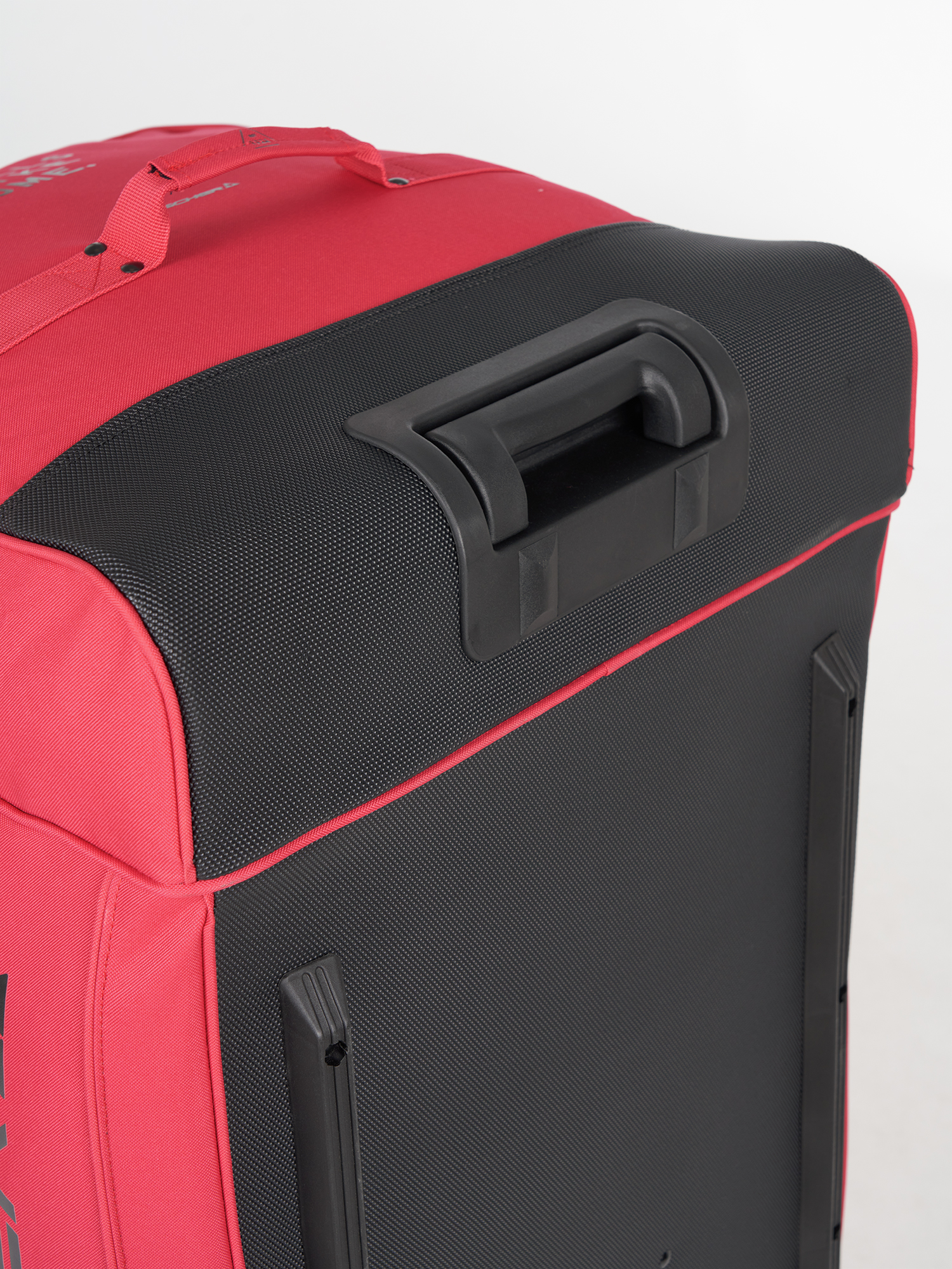 фото Баул хоккейный с колесами fischer player bag 40", красный
