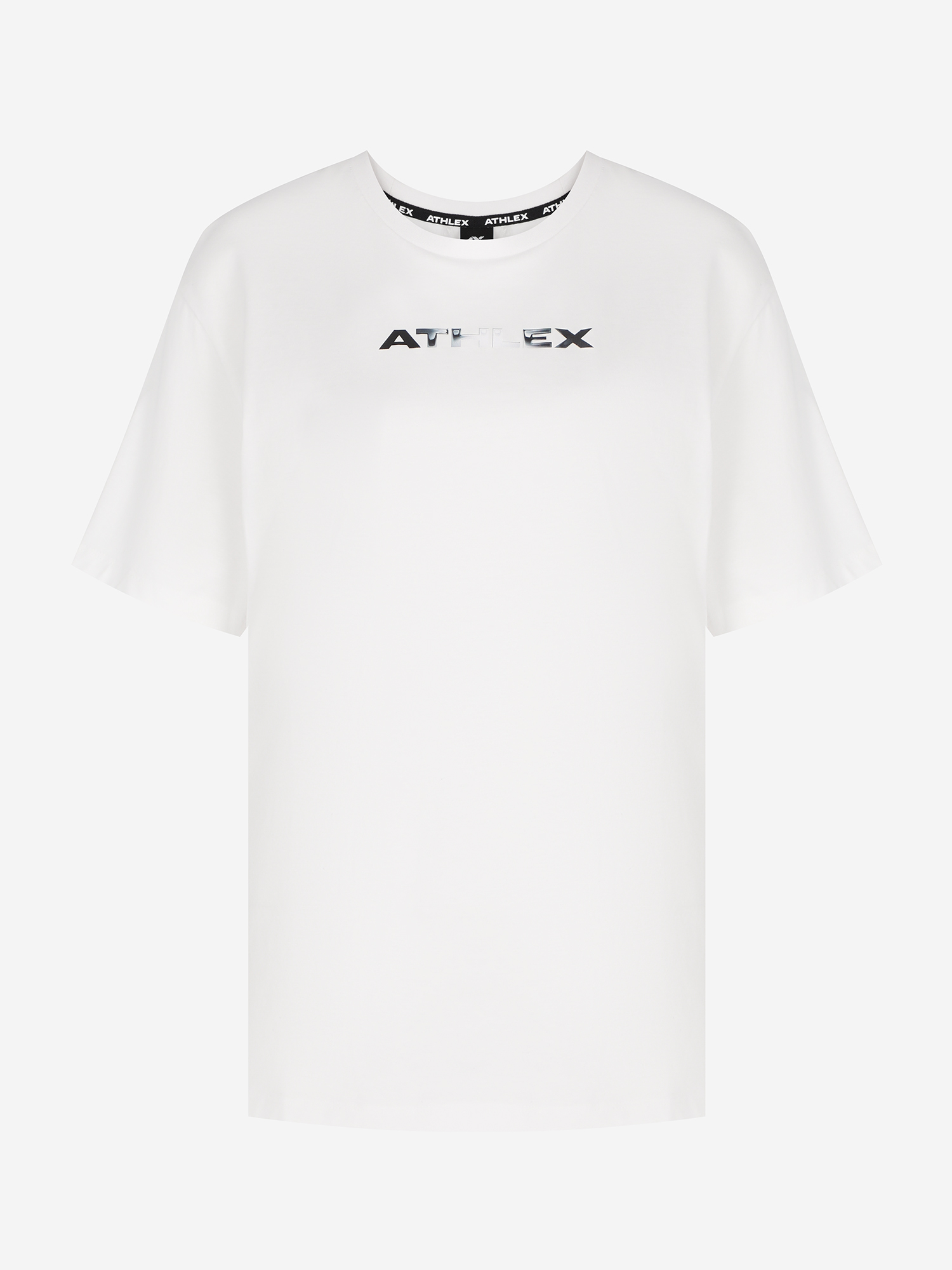 фото Футболка женская оверсайз athlex, белый
