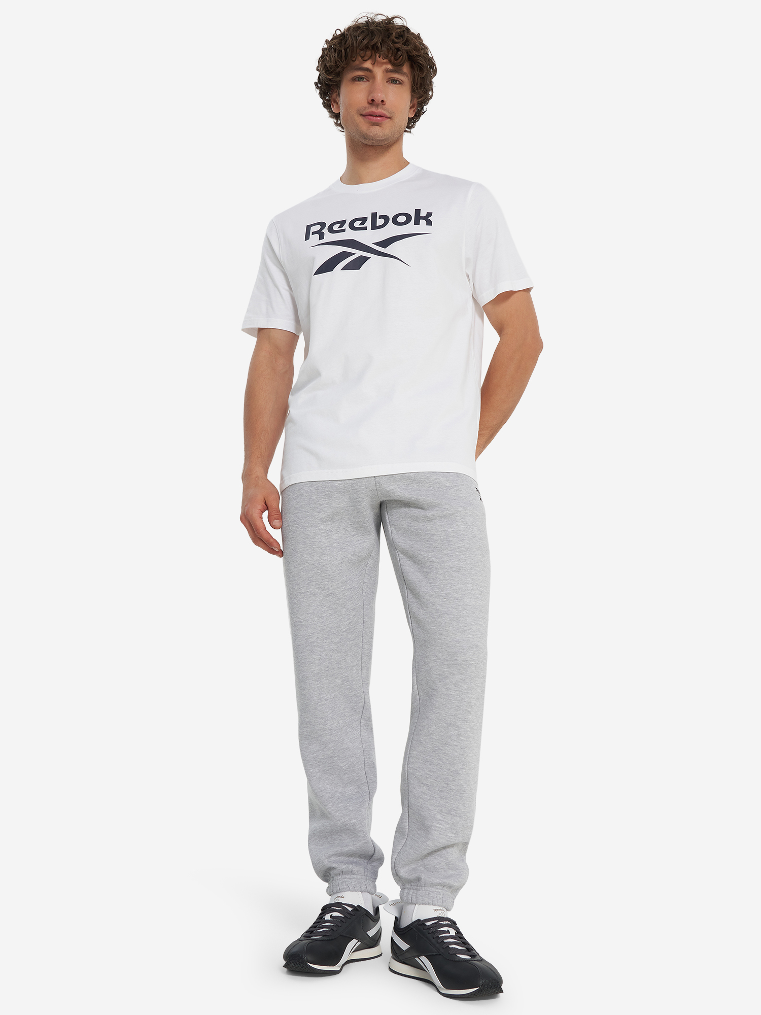 фото Брюки мужские reebok cole, серый