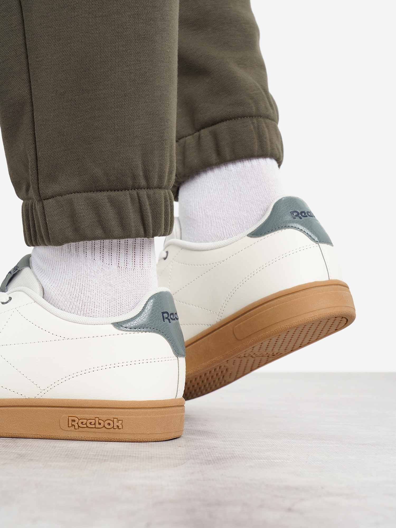 фото Кеды мужские reebok court clean, белый