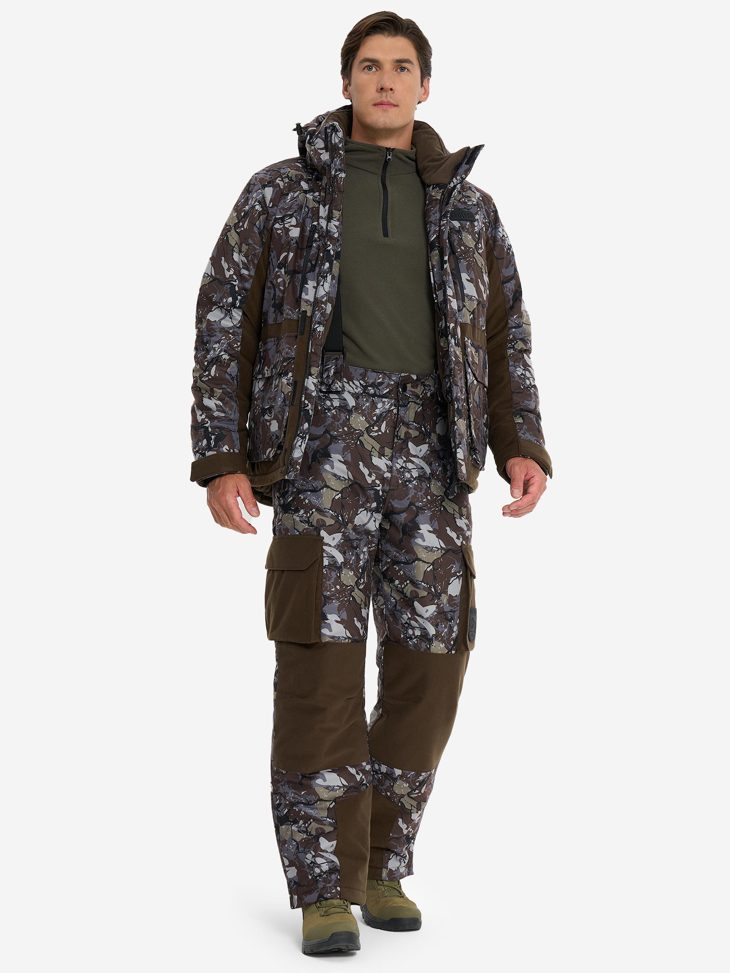 фото Куртка утепленная мужская geotech, коричневый