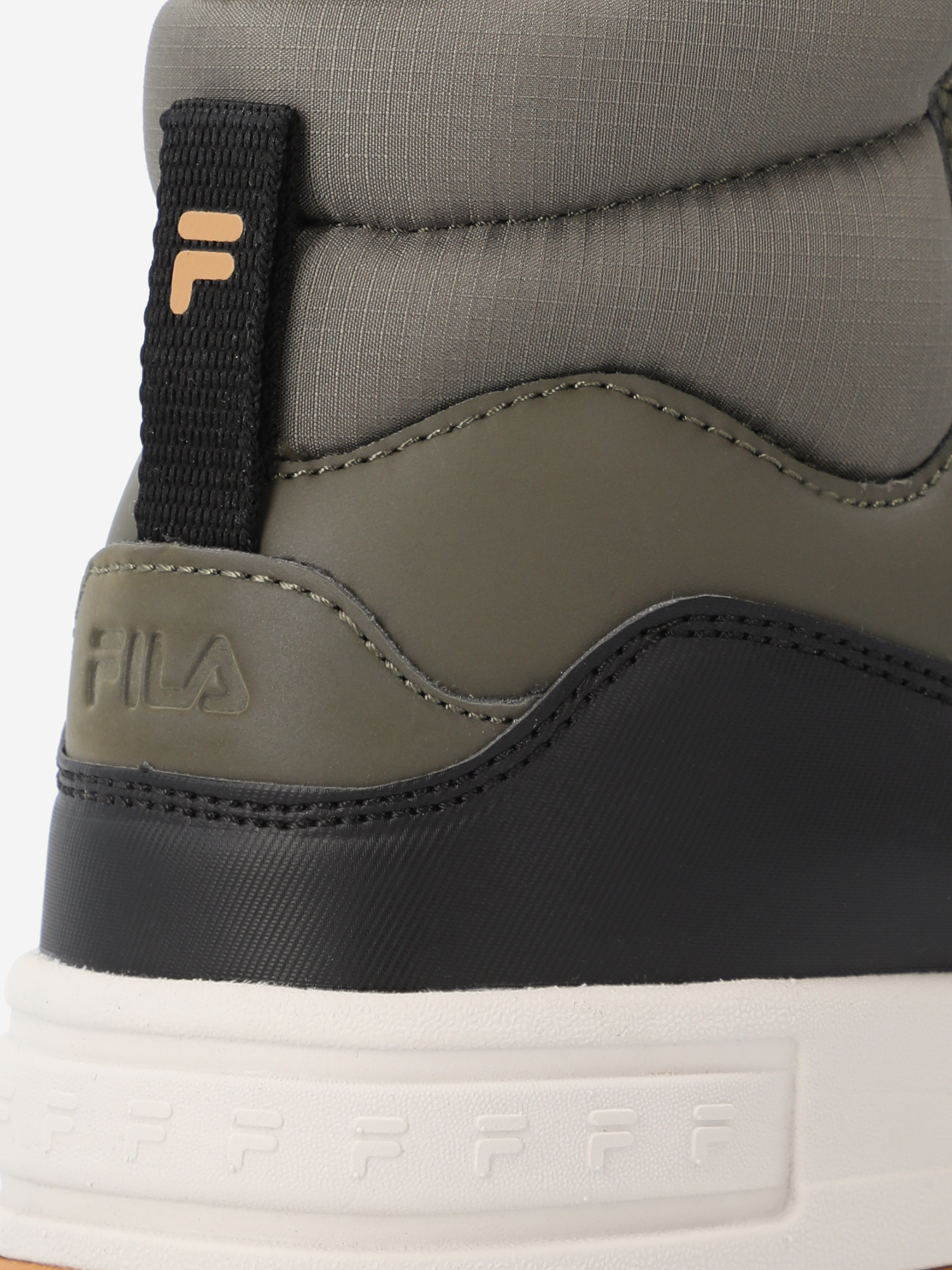 фото Ботинки утепленные для мальчиков fila fil space mid, зеленый