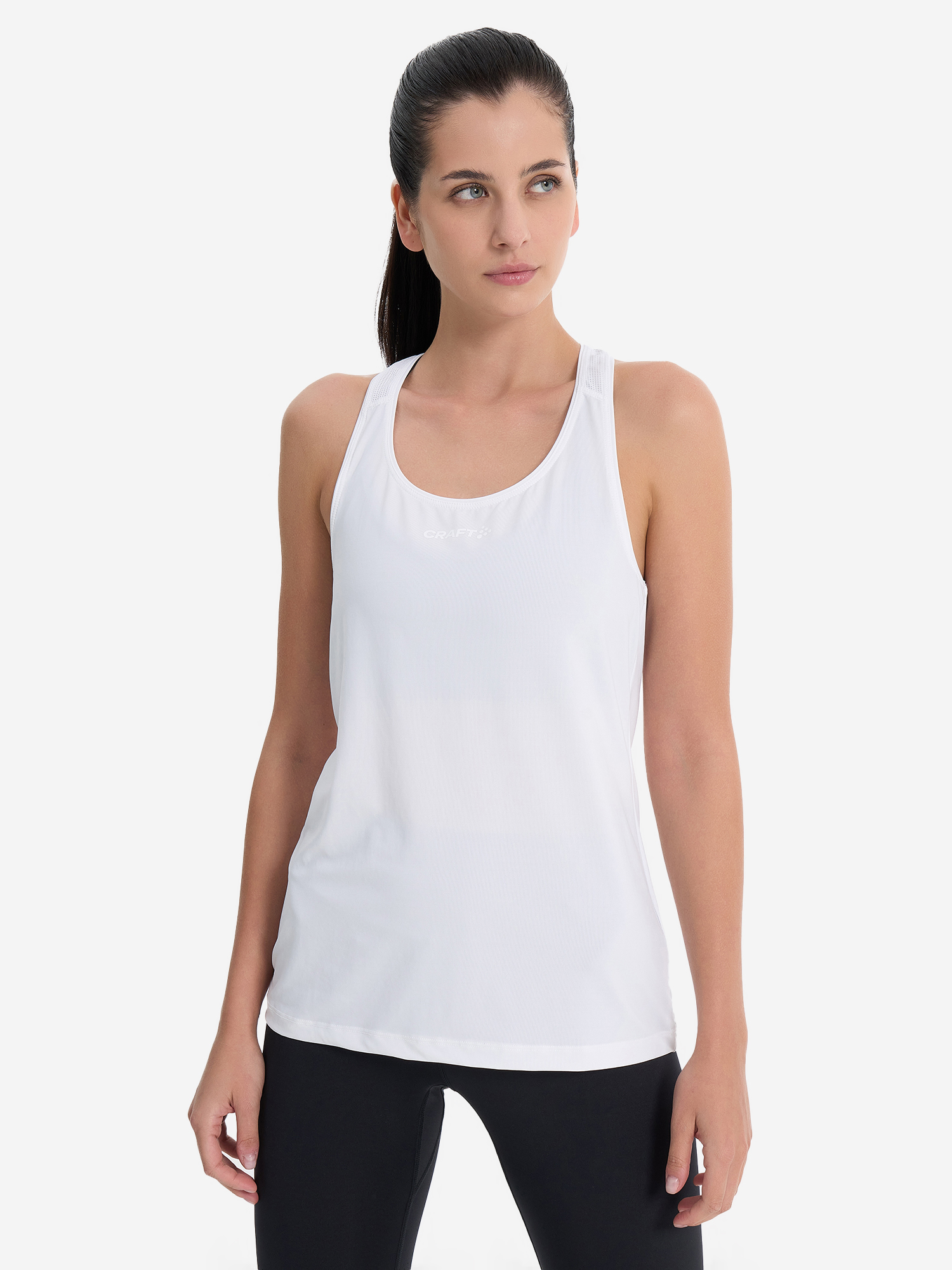 фото Майка женская craft adv essence singlet, белый