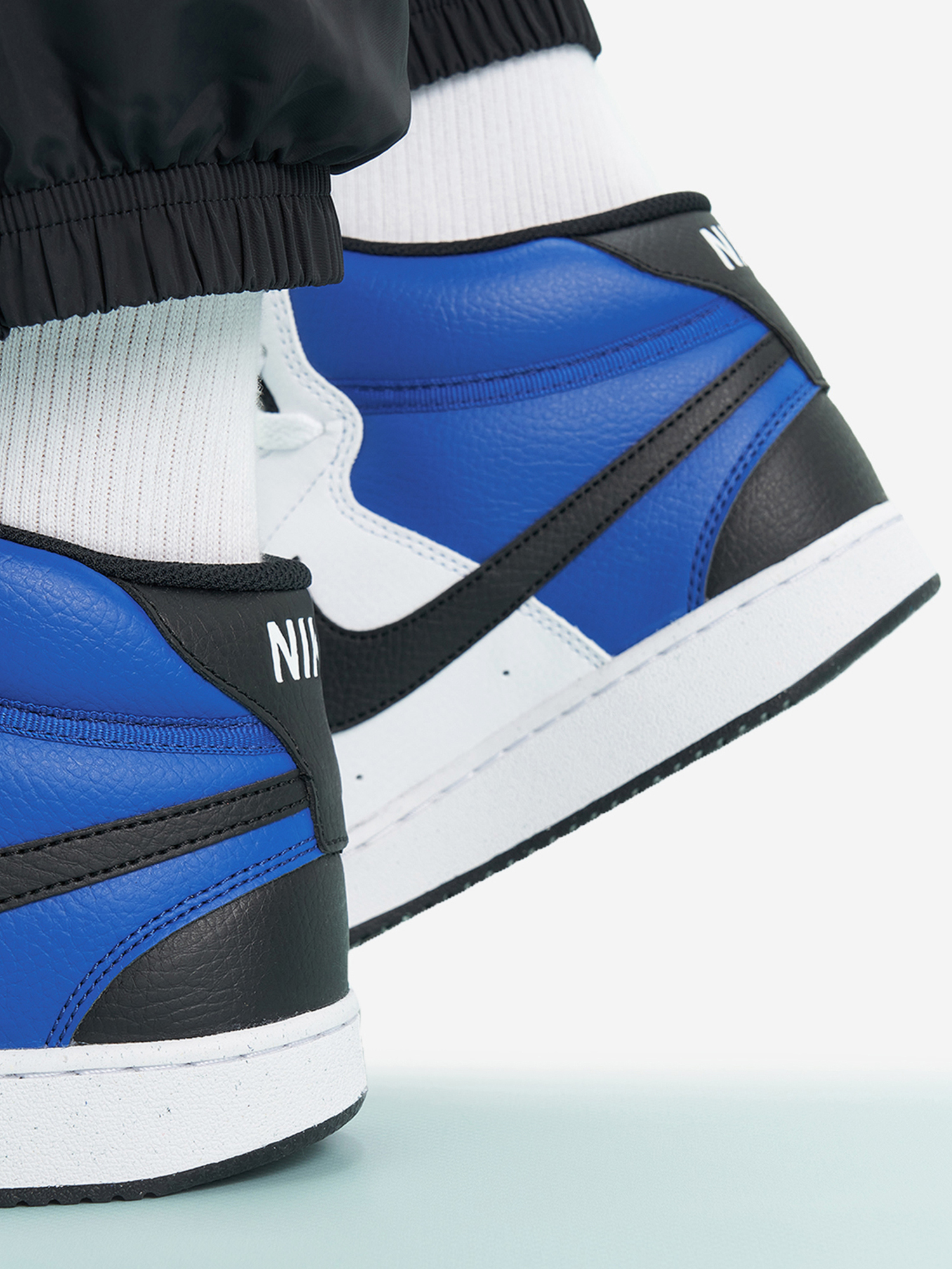 фото Кеды мужские nike court vision mid nn af, синий