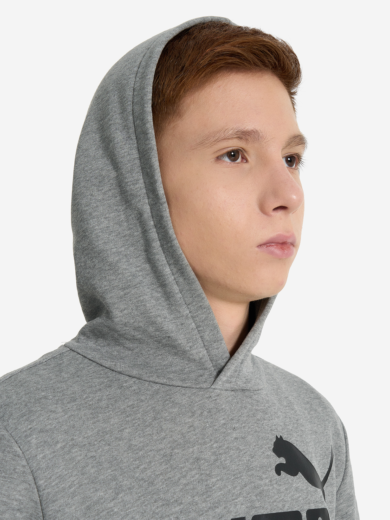 фото Худи для мальчиков puma no. 1 logo, серый