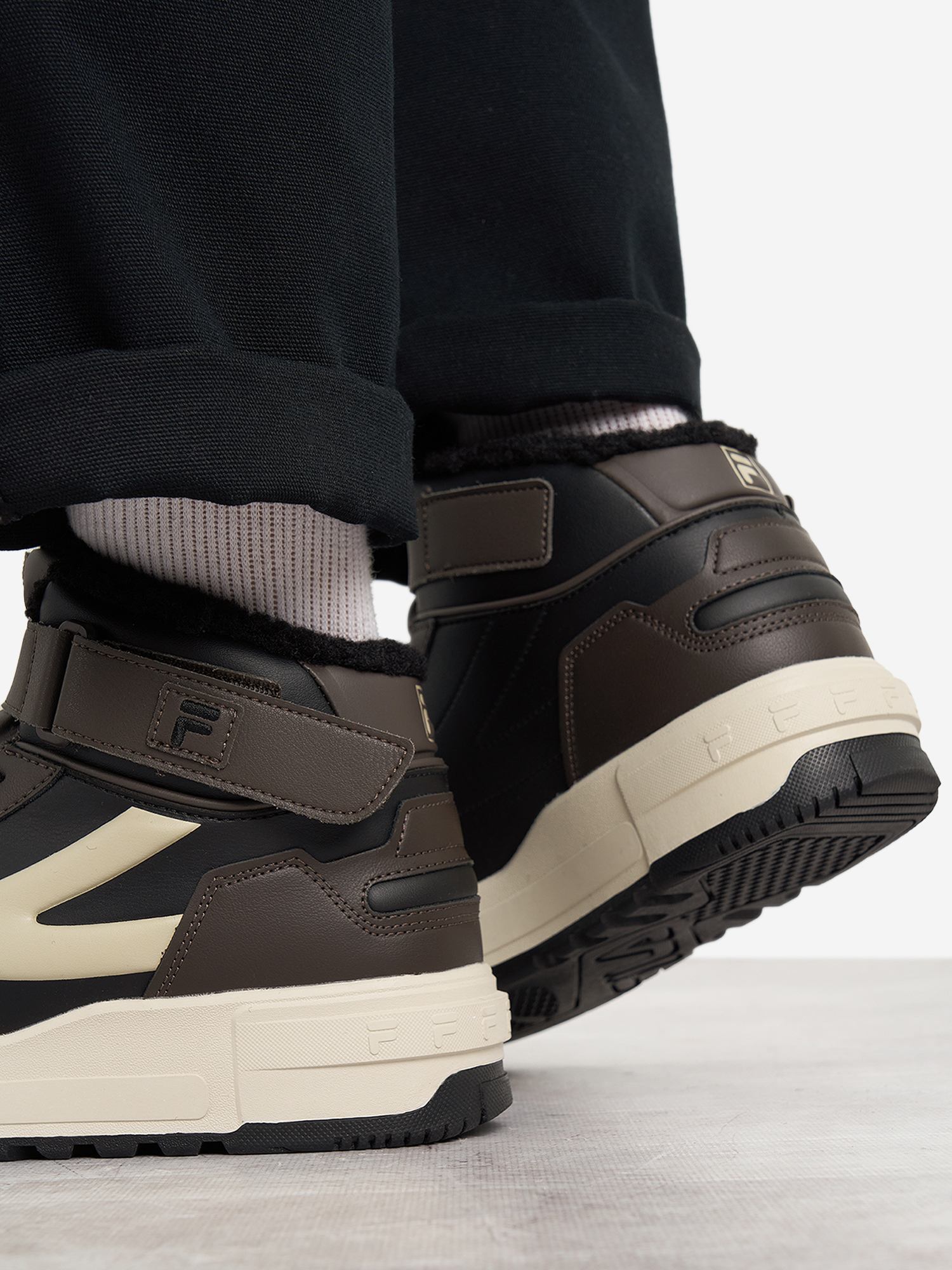 фото Кеды утепленные мужские fila fx-1000 nxt, коричневый