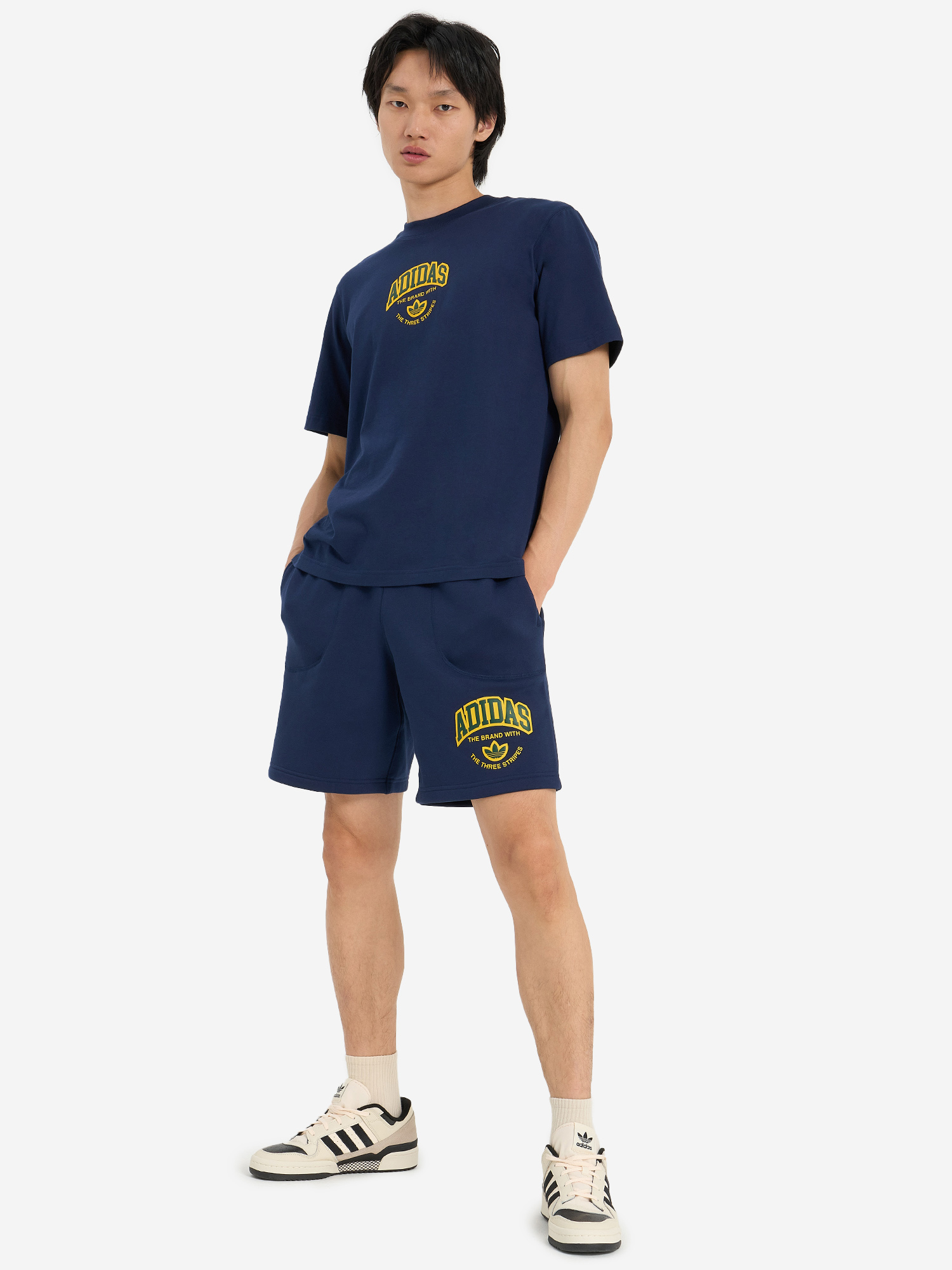 фото Шорты мужские adidas vrct, синий