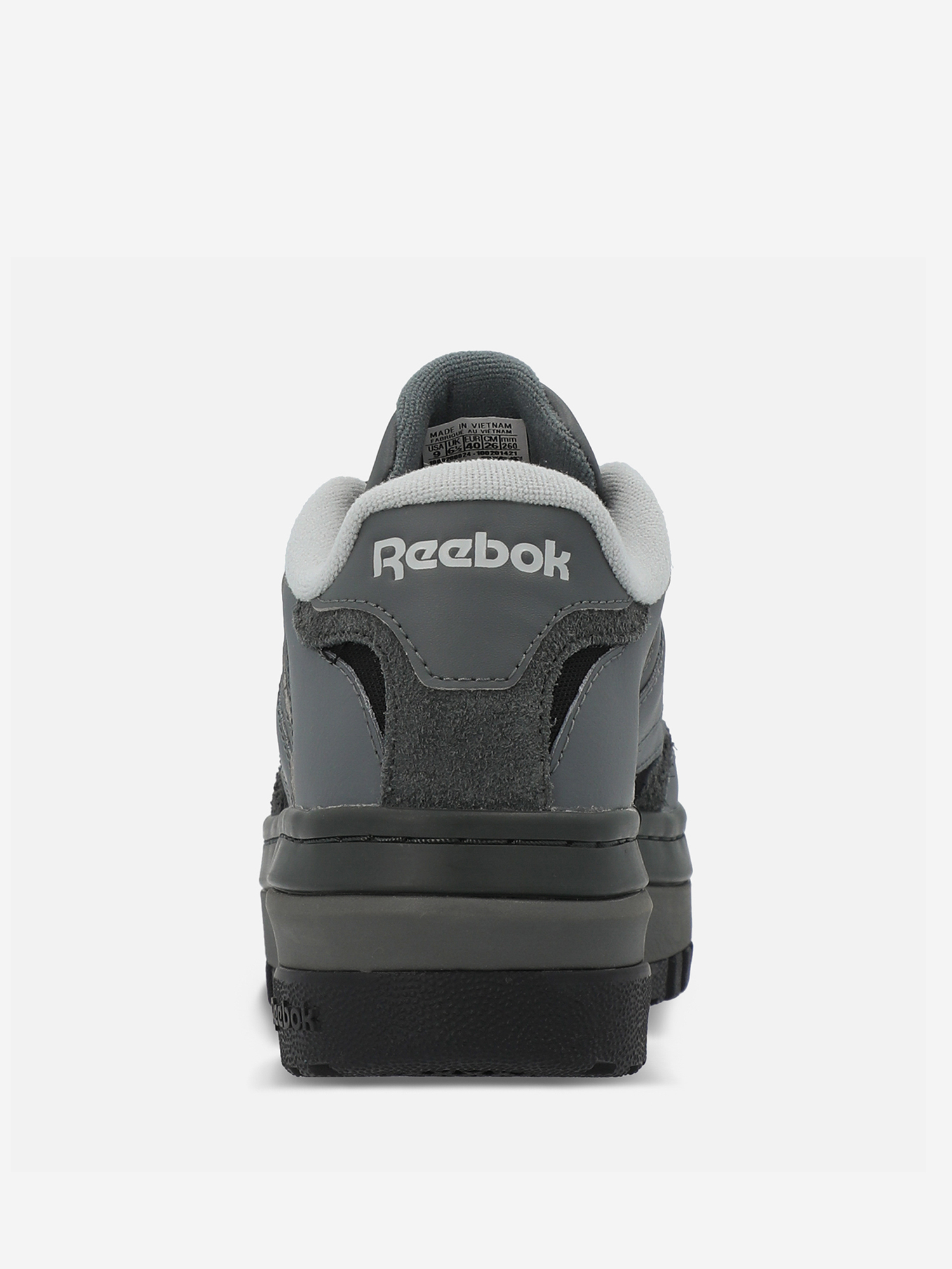 фото Кеды женские reebok club c extra, серый
