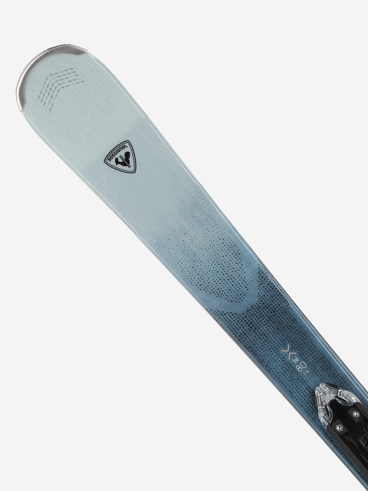 фото Горные лыжи женские rossignol experience w 80 ca + крепления xp11, серый