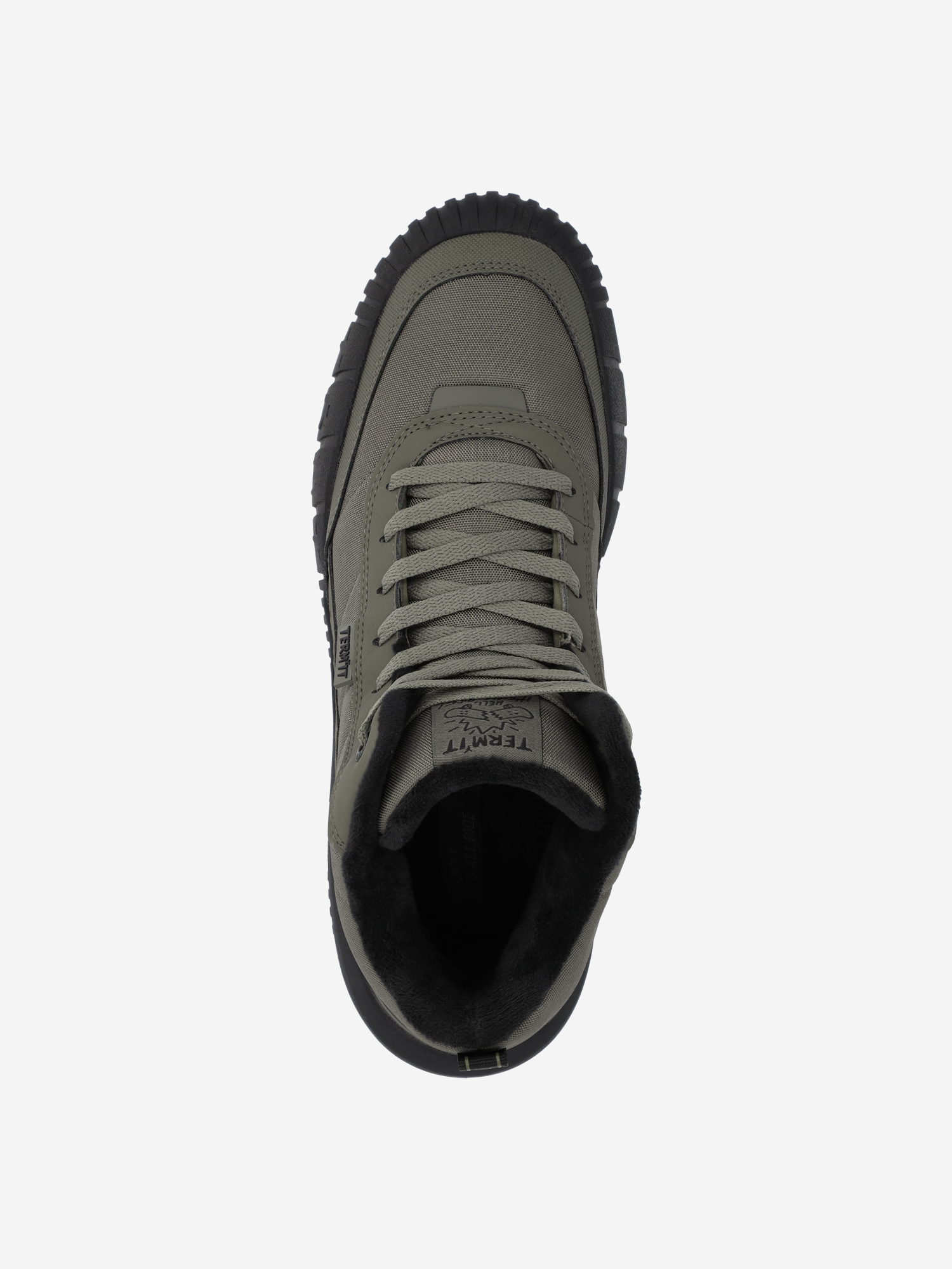фото Кеды утепленные мужские termit invader hi 4.0, зеленый