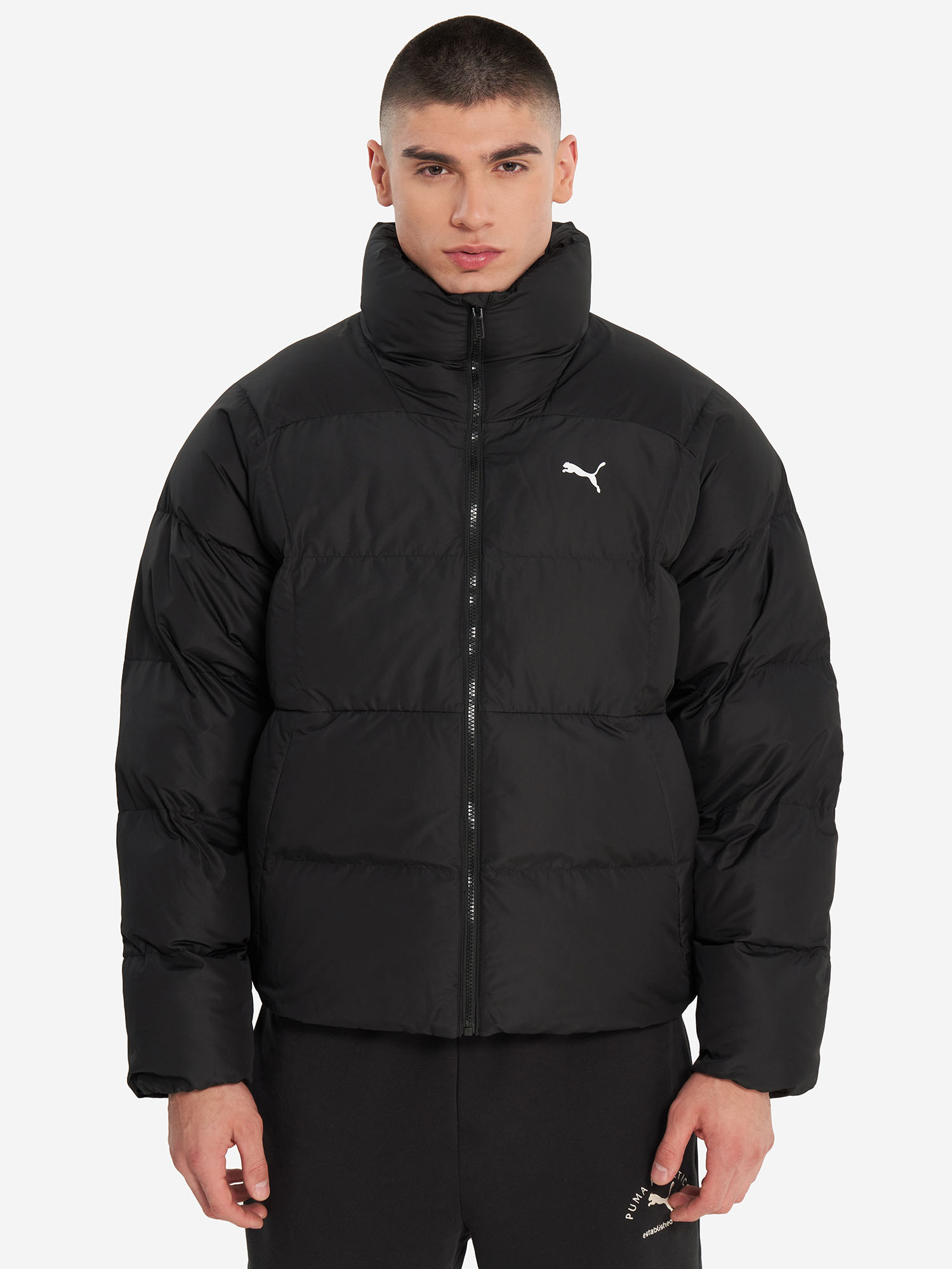 фото Пуховик мужской puma ess, черный