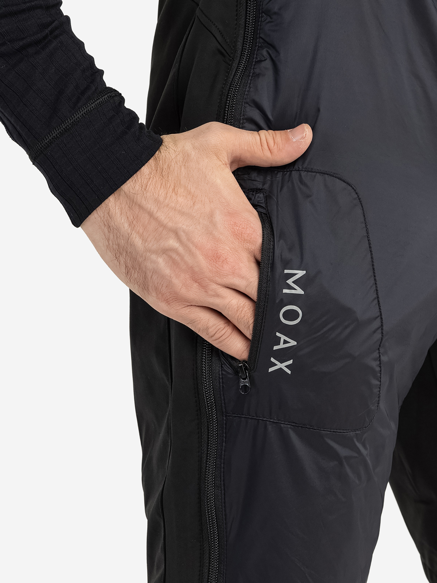 фото Шорты утепленные мужские moaxsport royal, черный