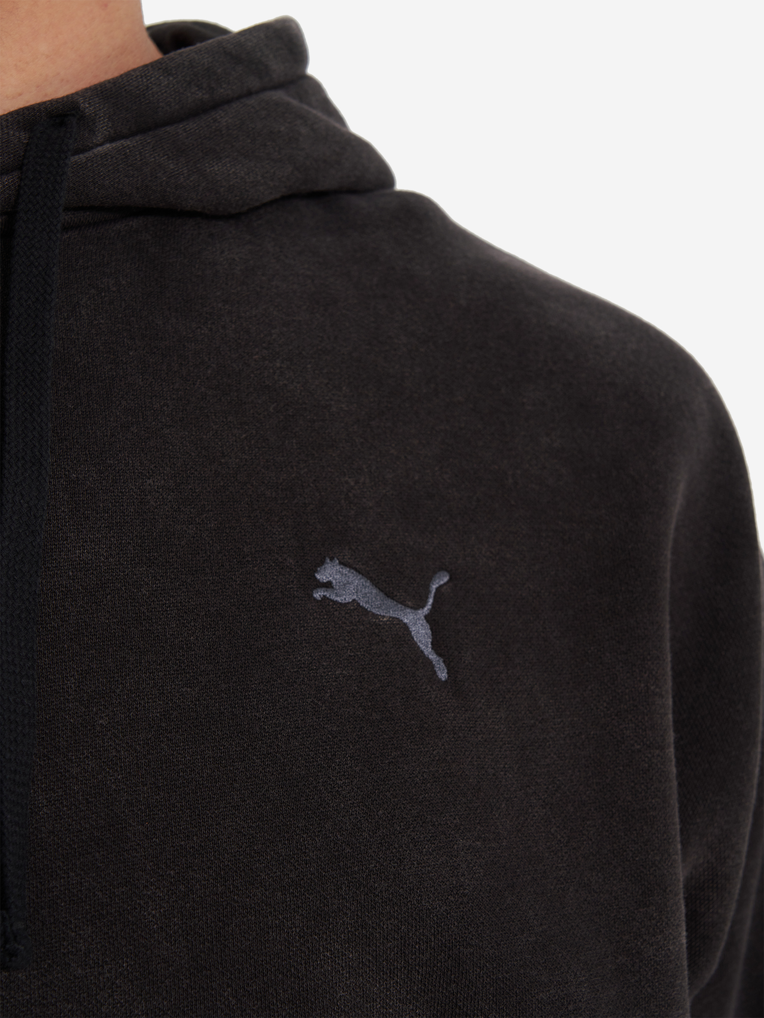 фото Худи мужское puma ess elevated, черный