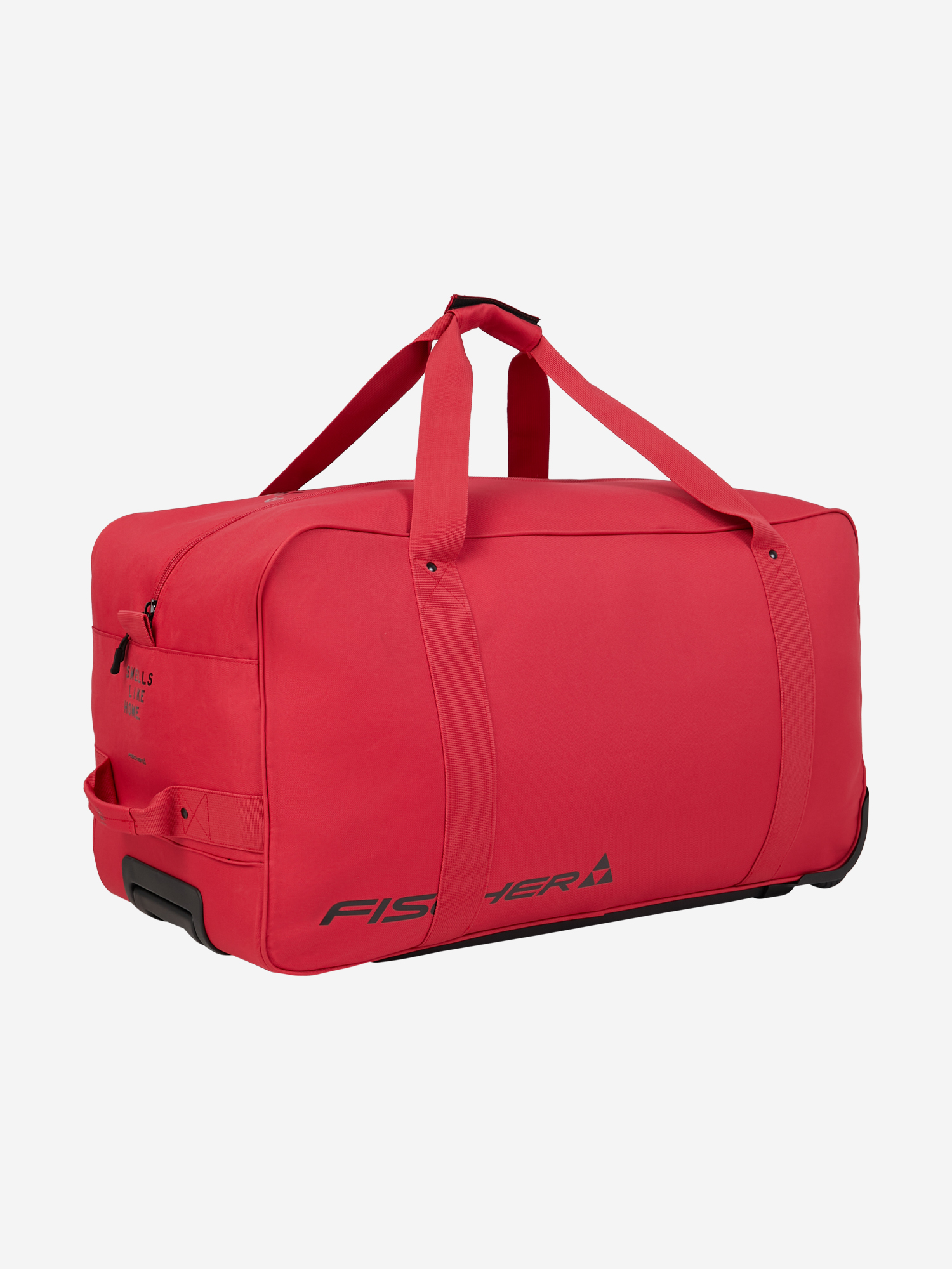 фото Баул хоккейный с колесами детский fischer player bag 30", красный
